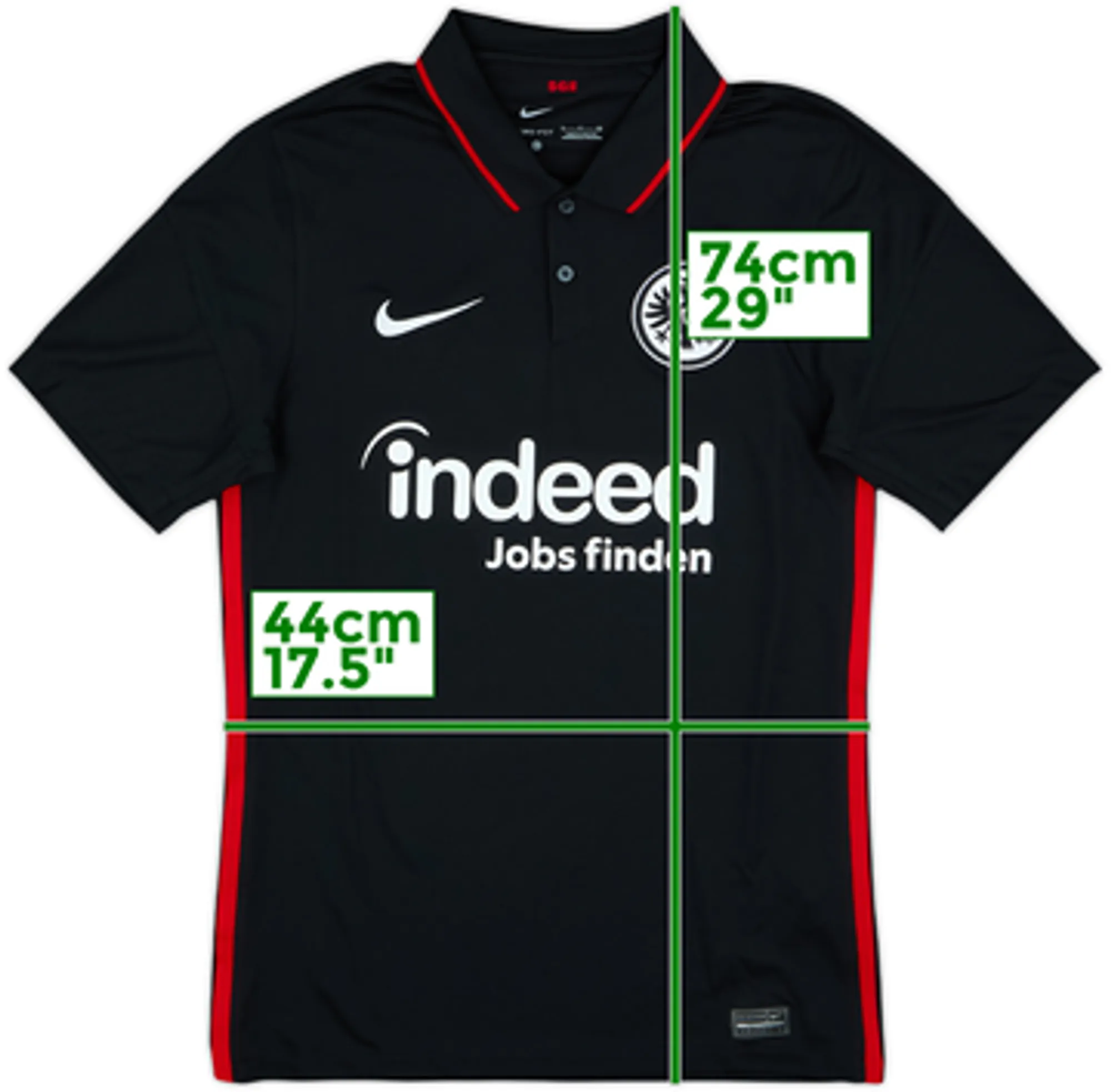 2021-22 Eintracht Frankfurt Home Shirt - 10/10 - (S)