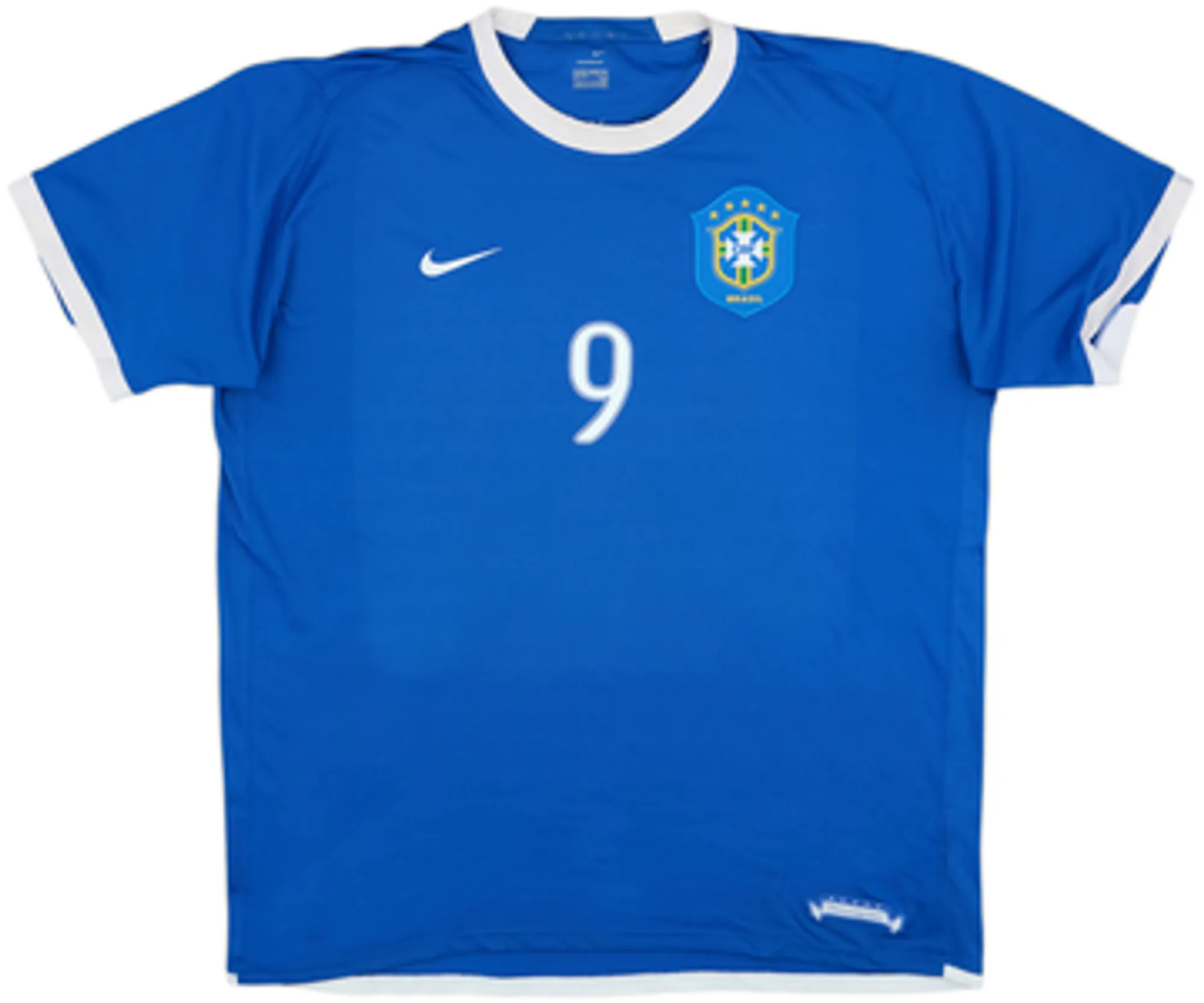 2006-07 Brazil Away Shirt Ronaldo #9 - 8/10 - (XXL)