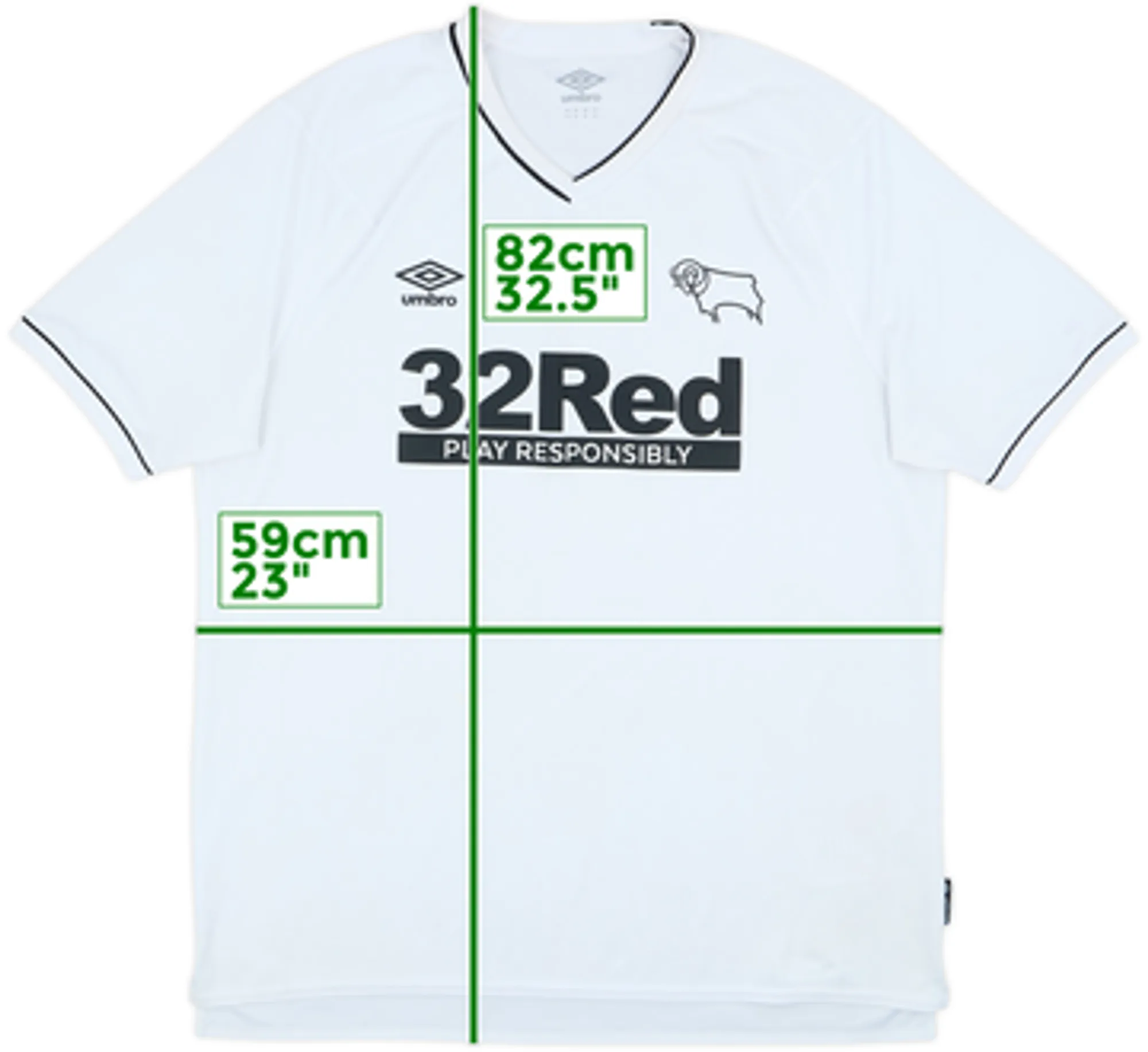 2020-21 Derby County Home Shirt - 6/10 - (XXL)
