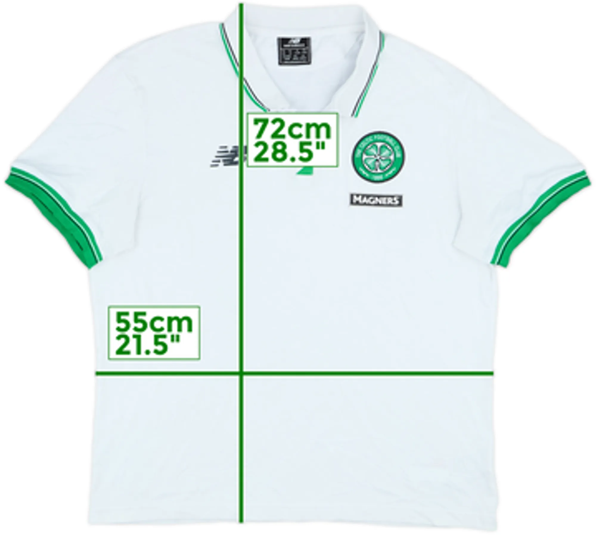2016-17 Celtic New Balance Polo Shirt - 5/10 - (XL)