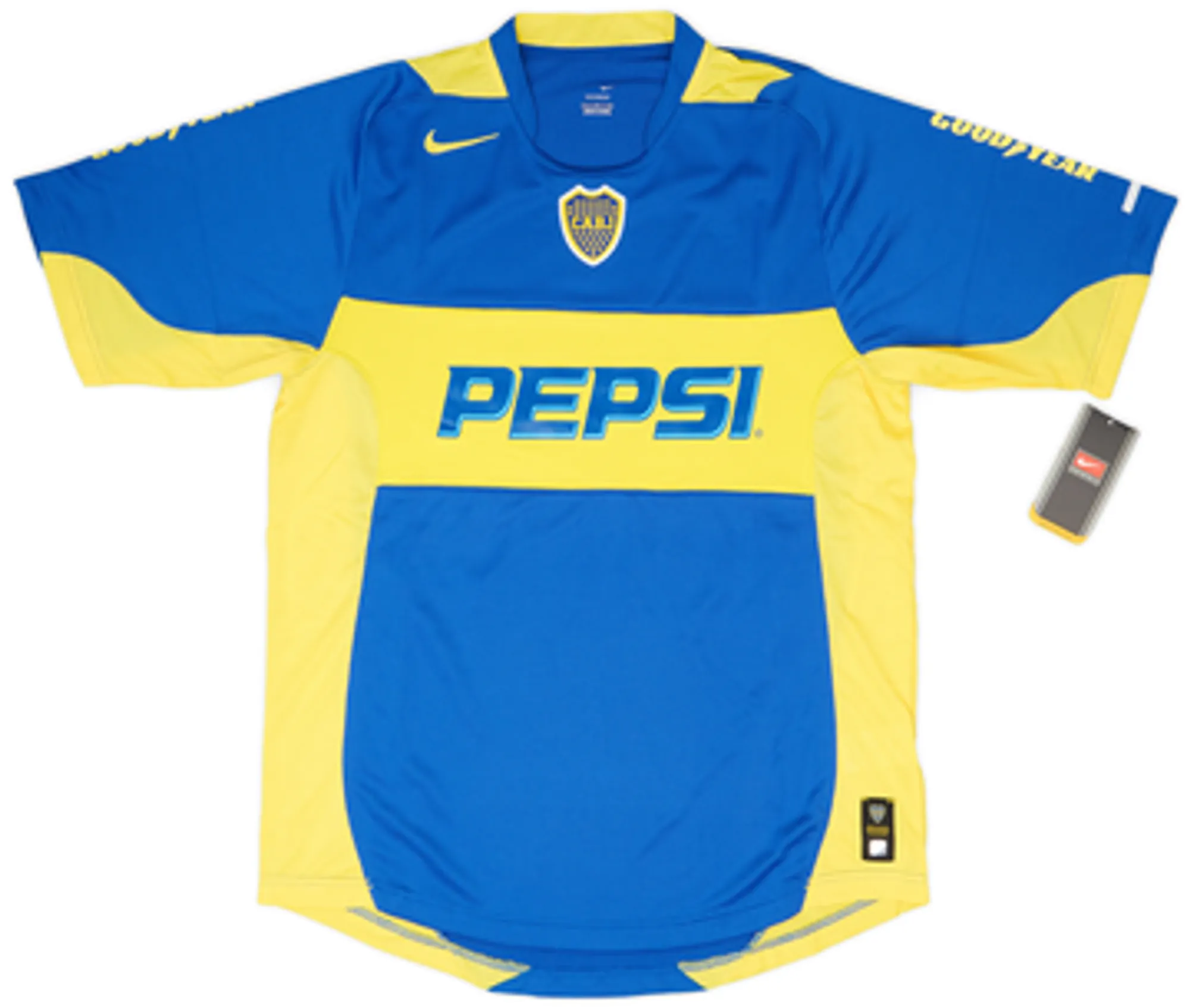 2004-05 Boca Juniors Home Shirt Carlitos #10EL