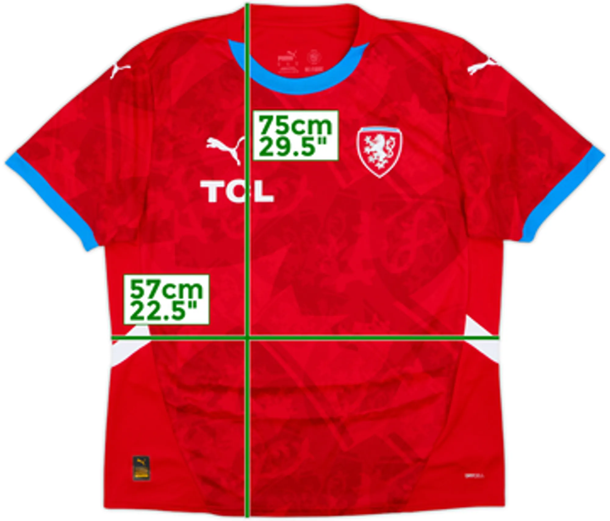 2024-25 Czech Republic Home Shirt - 9/10 - (XL)