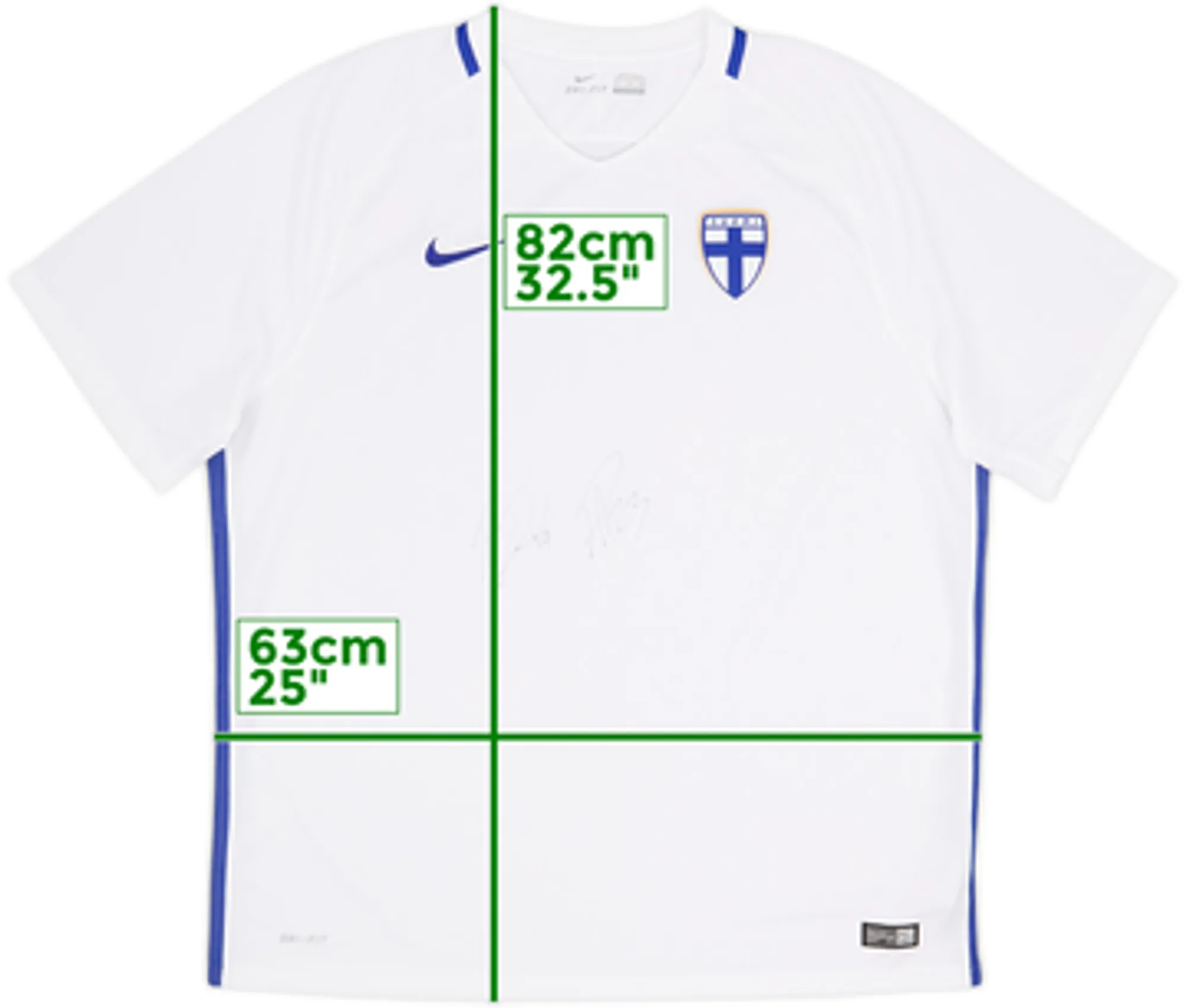 2016-18 Finland Signed Home Shirt - 6/10 - (XXL)