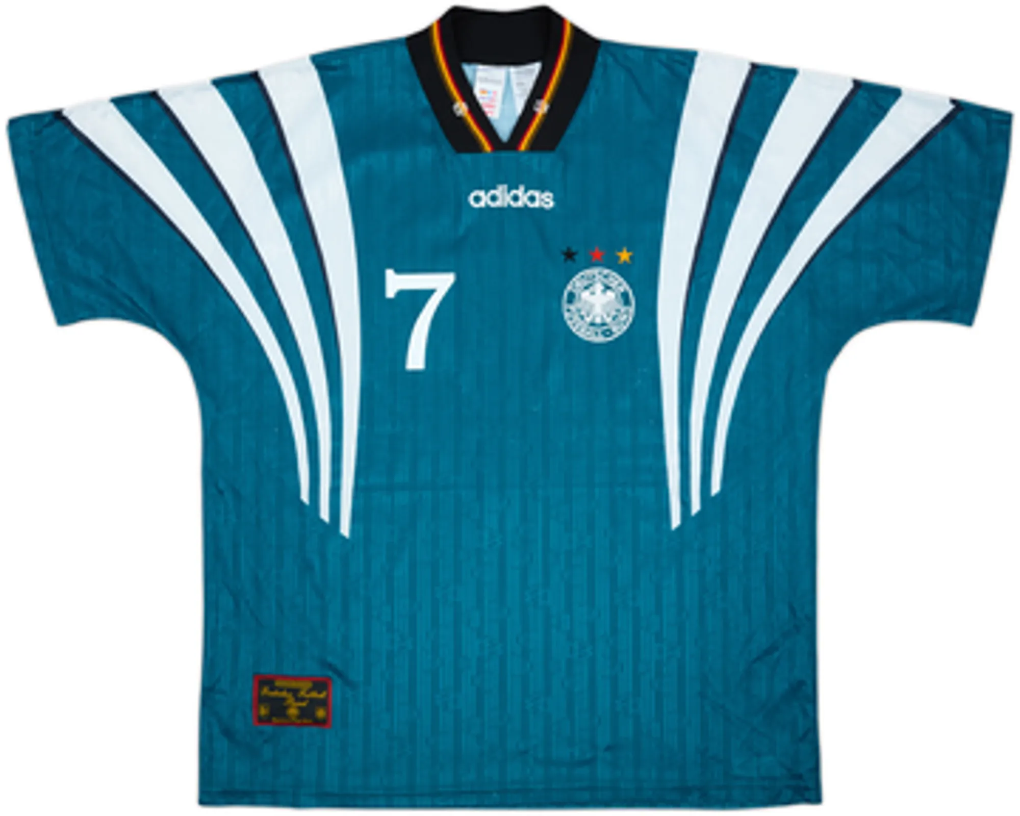 1996-98 Germany Away Shirt Moller #7 - 8/10 - (XXL)