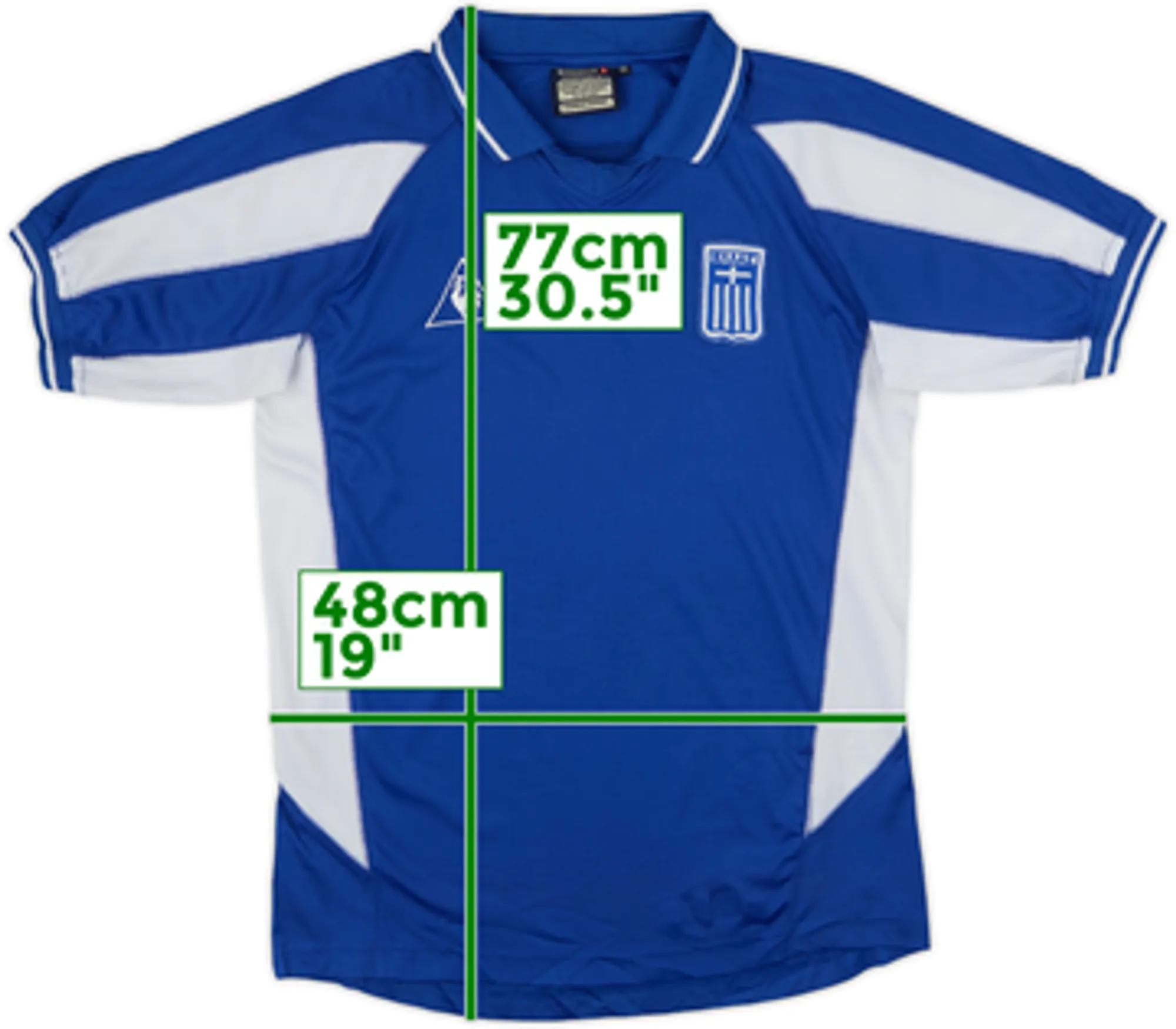 2002-04 Greece Le Coq Sportif Training Shirt - 8/10 - (M)