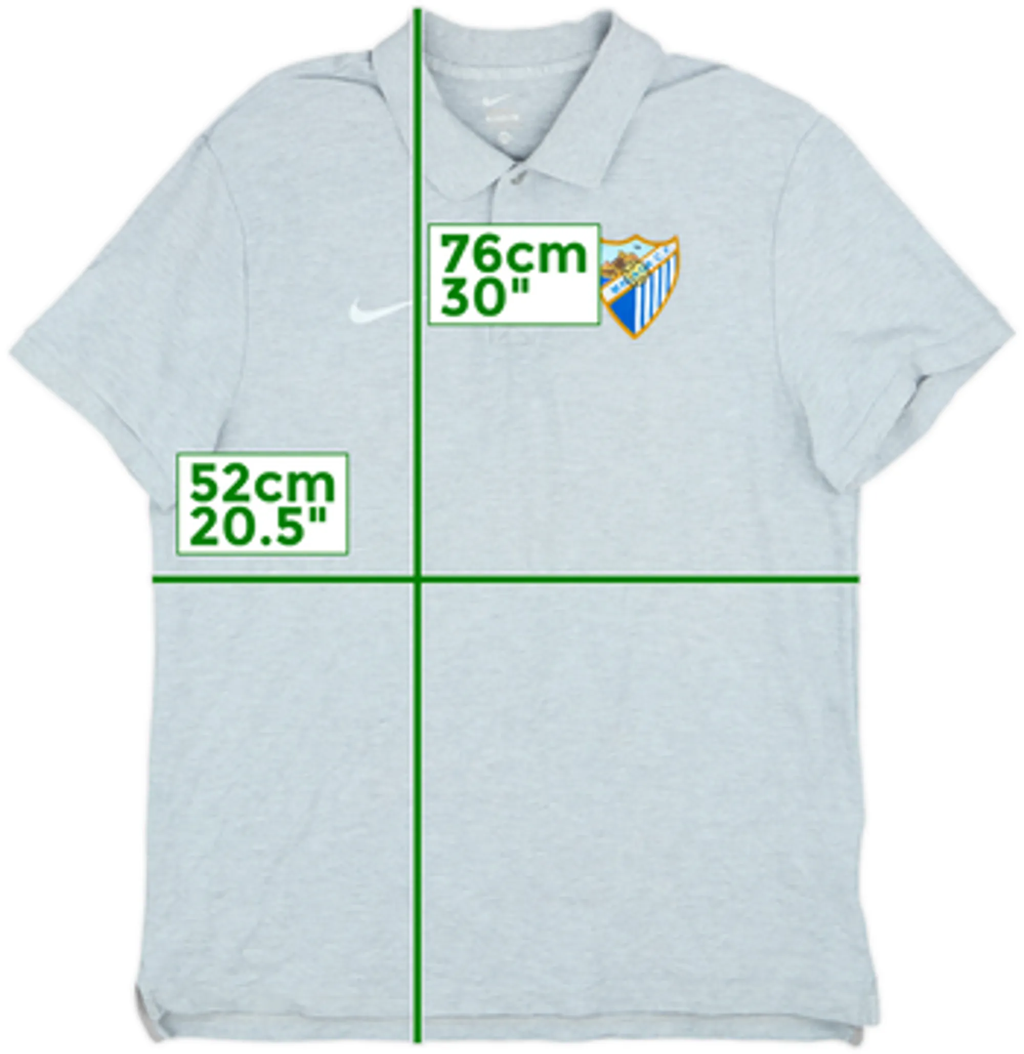 2012-13 Malaga Nike Polo Shirt - 8/10 - (XL)