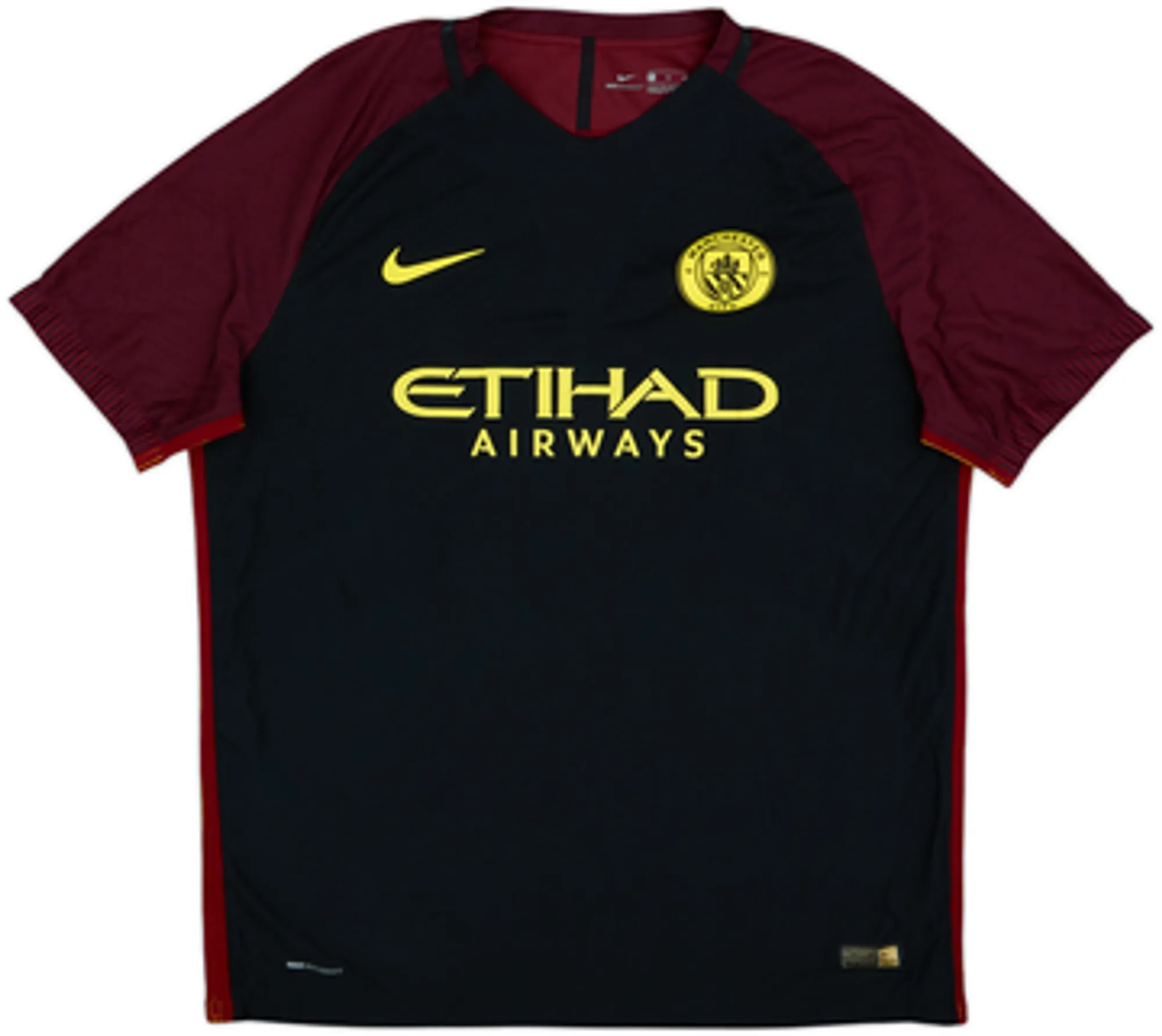 2016-17 Manchester City Authentic Away Shirt Kun Aguero #10 - 8/10 - (XL)