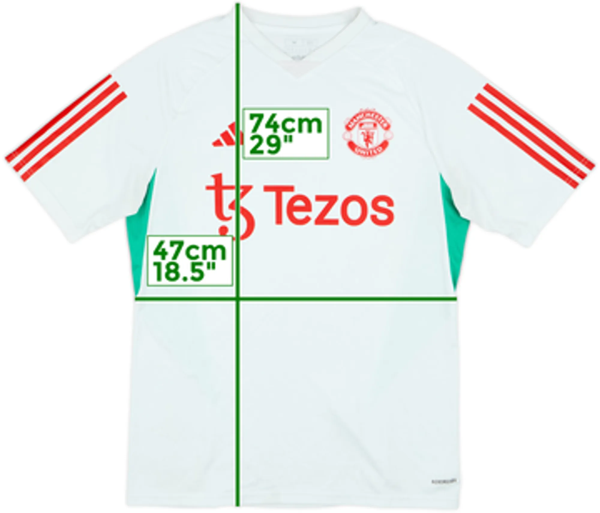 2023-24 Manchester United adidas Training Shirt - 5/10 - (M)
