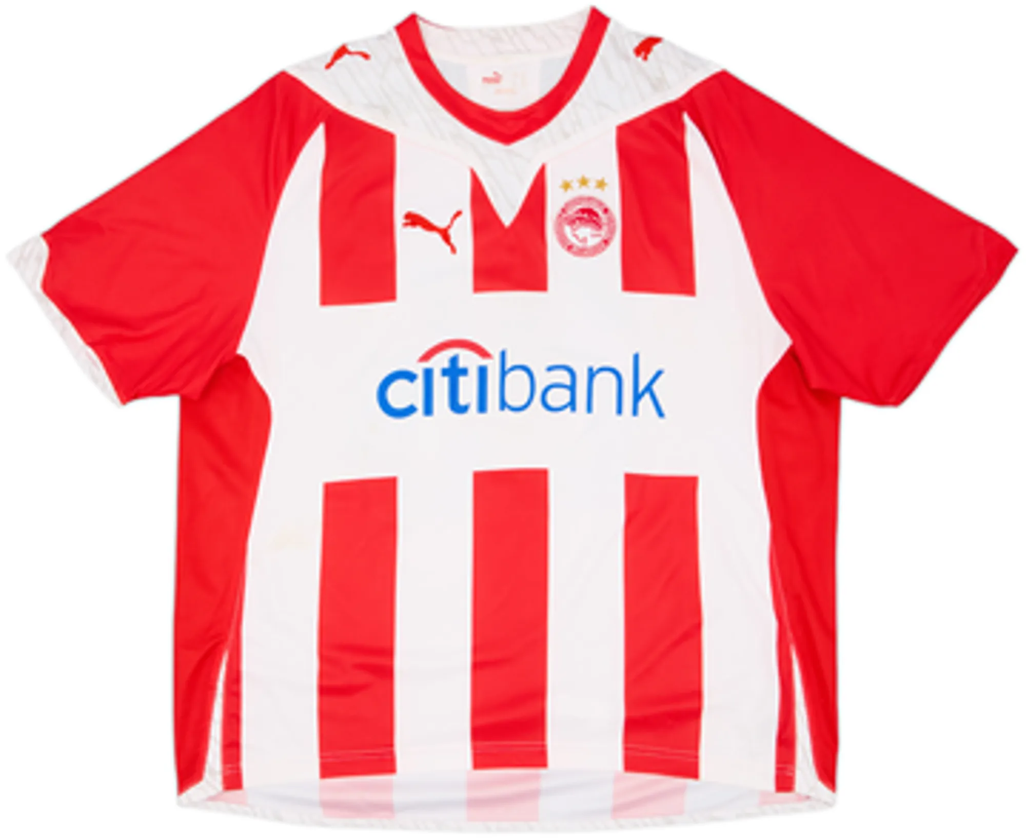 2009-10 Olympiakos Home Shirt Maresca #25 - 8/10 - (XL)