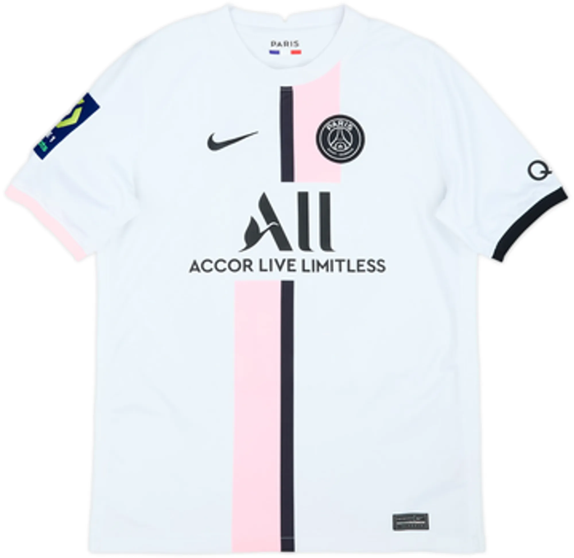 2021-22 Paris Saint-Germain Away Shirt Neymar Jr #10 - 6/10 - (L)