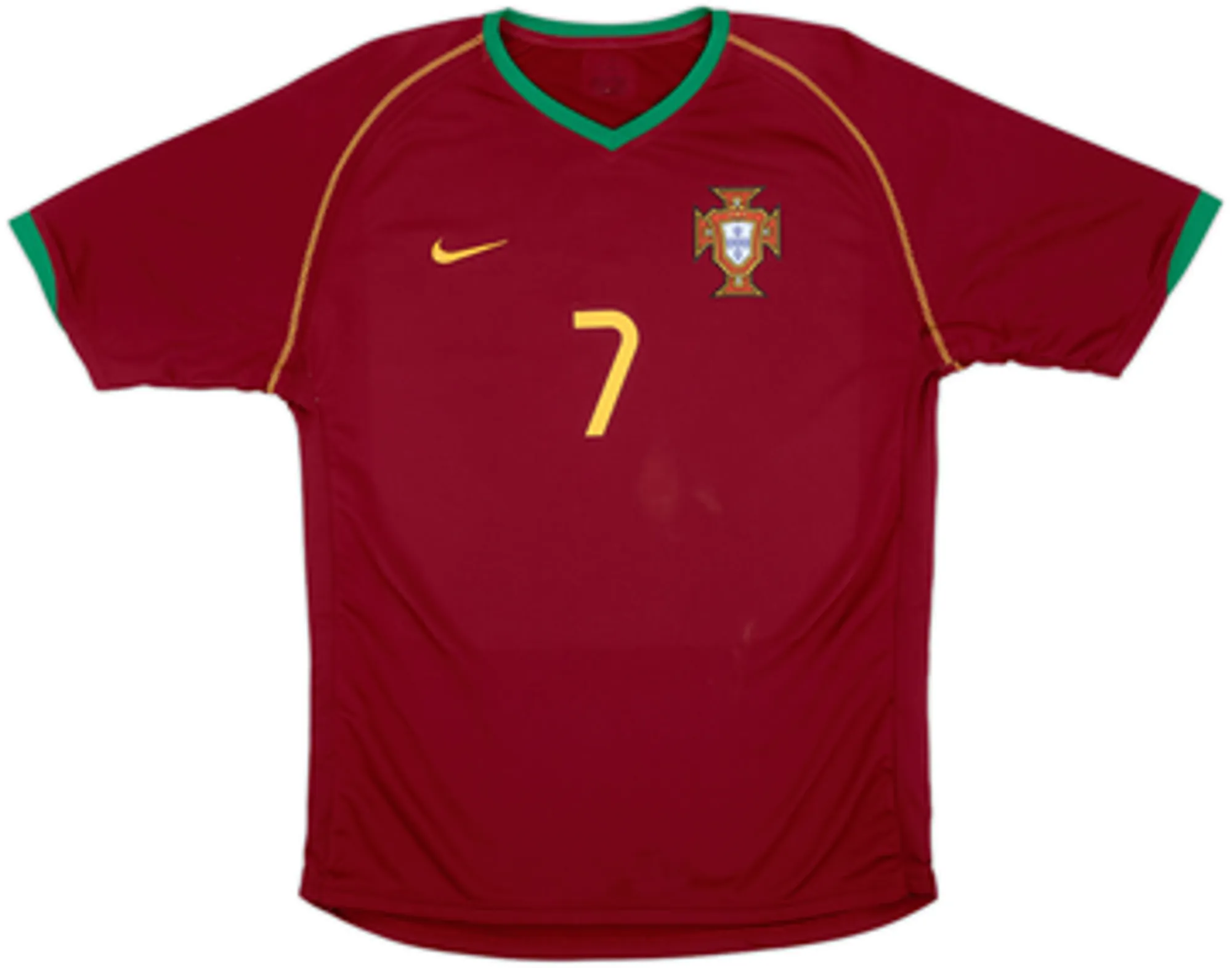2006-08 Portugal Home Shirt Figo #7 - 5/10 - (L)