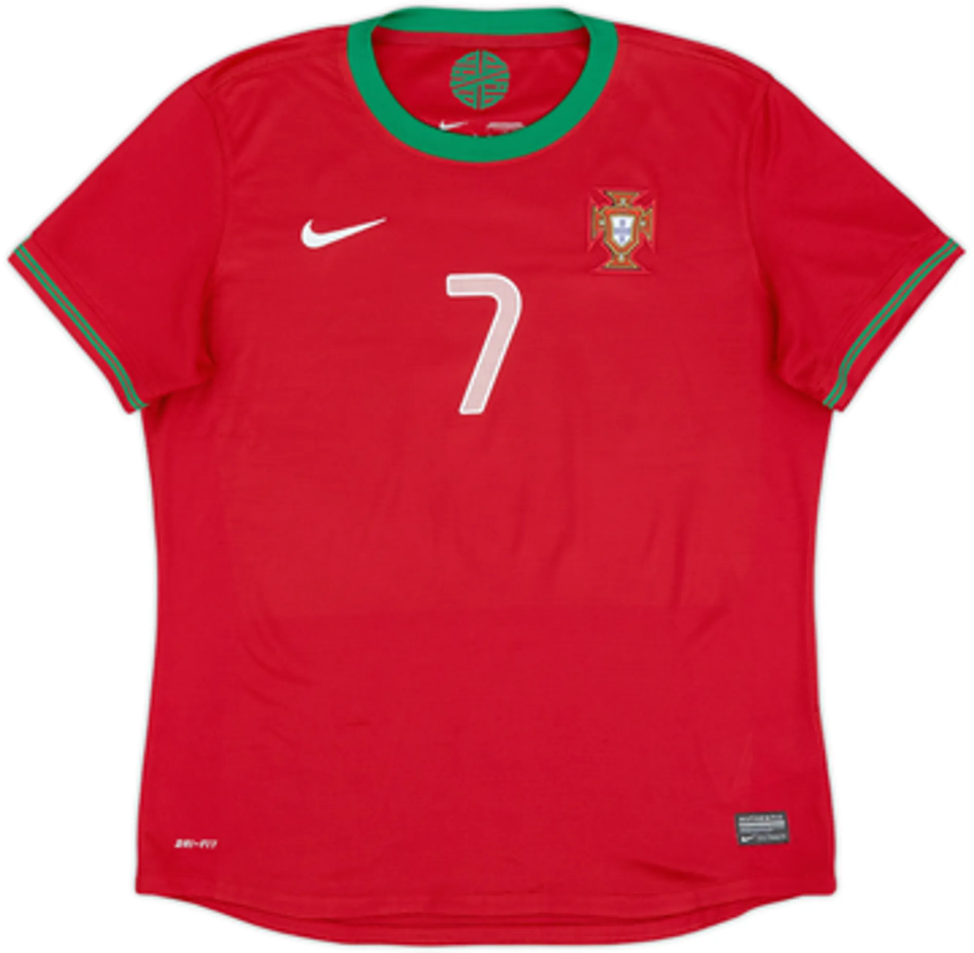 2012-13 Portugal Home Shirt Ronaldo #7 - 9/10 - (Women's L)