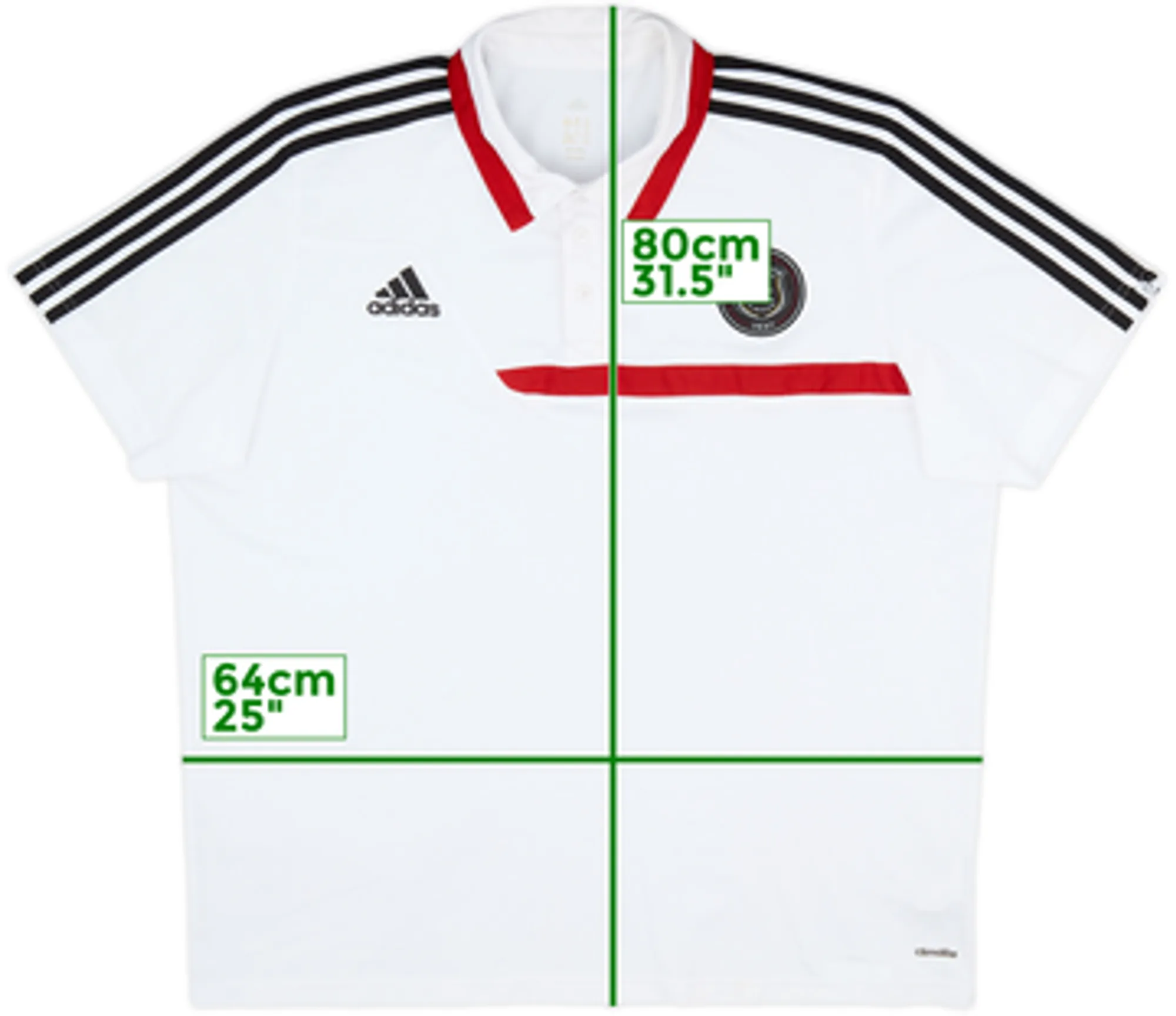 2013-14 Orlando Pirates adidas Polo Shirt - 9/10 - (XXL)