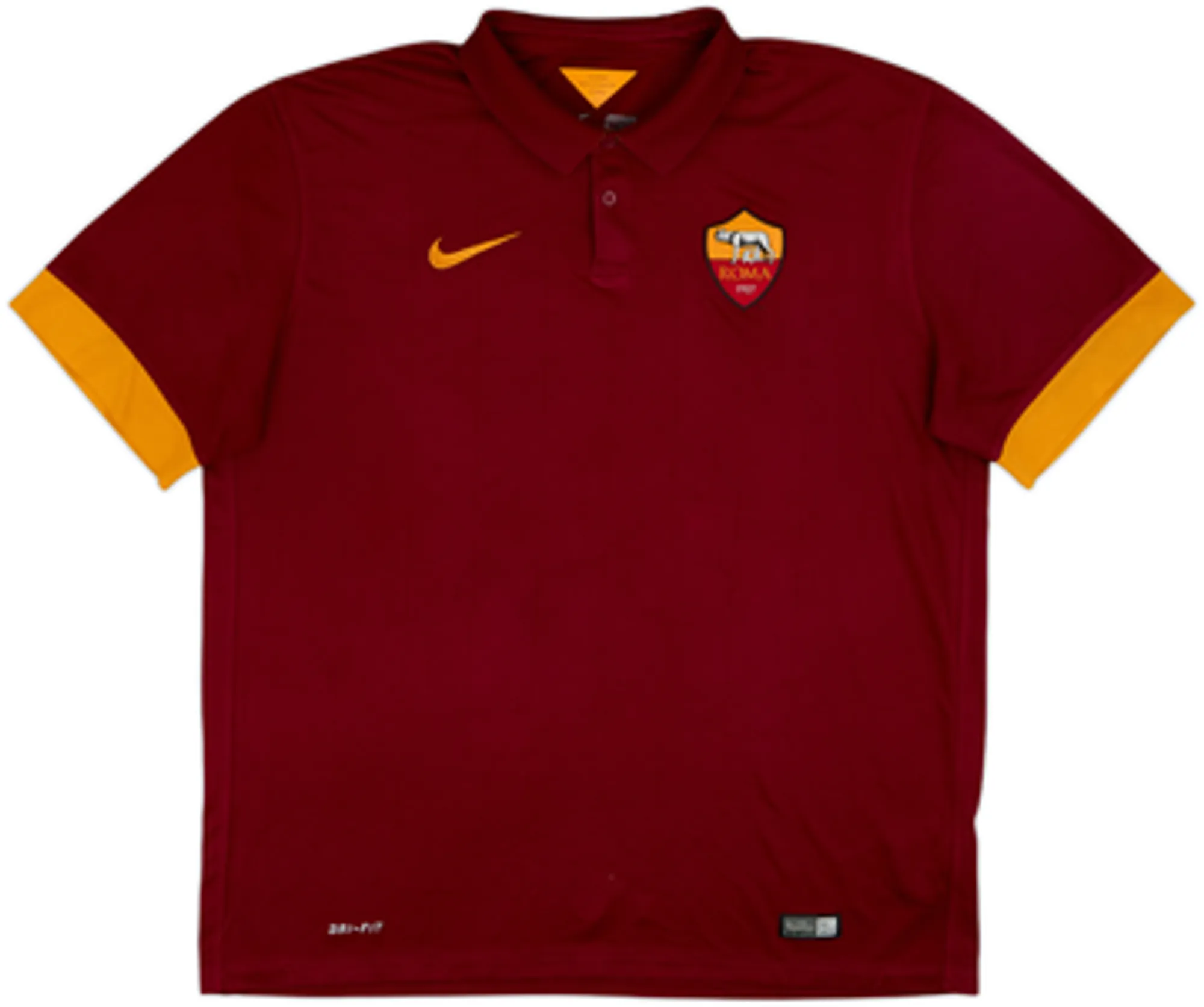 2014-15 Roma Home Shirt Totti #10 - 6/10 - (XL)