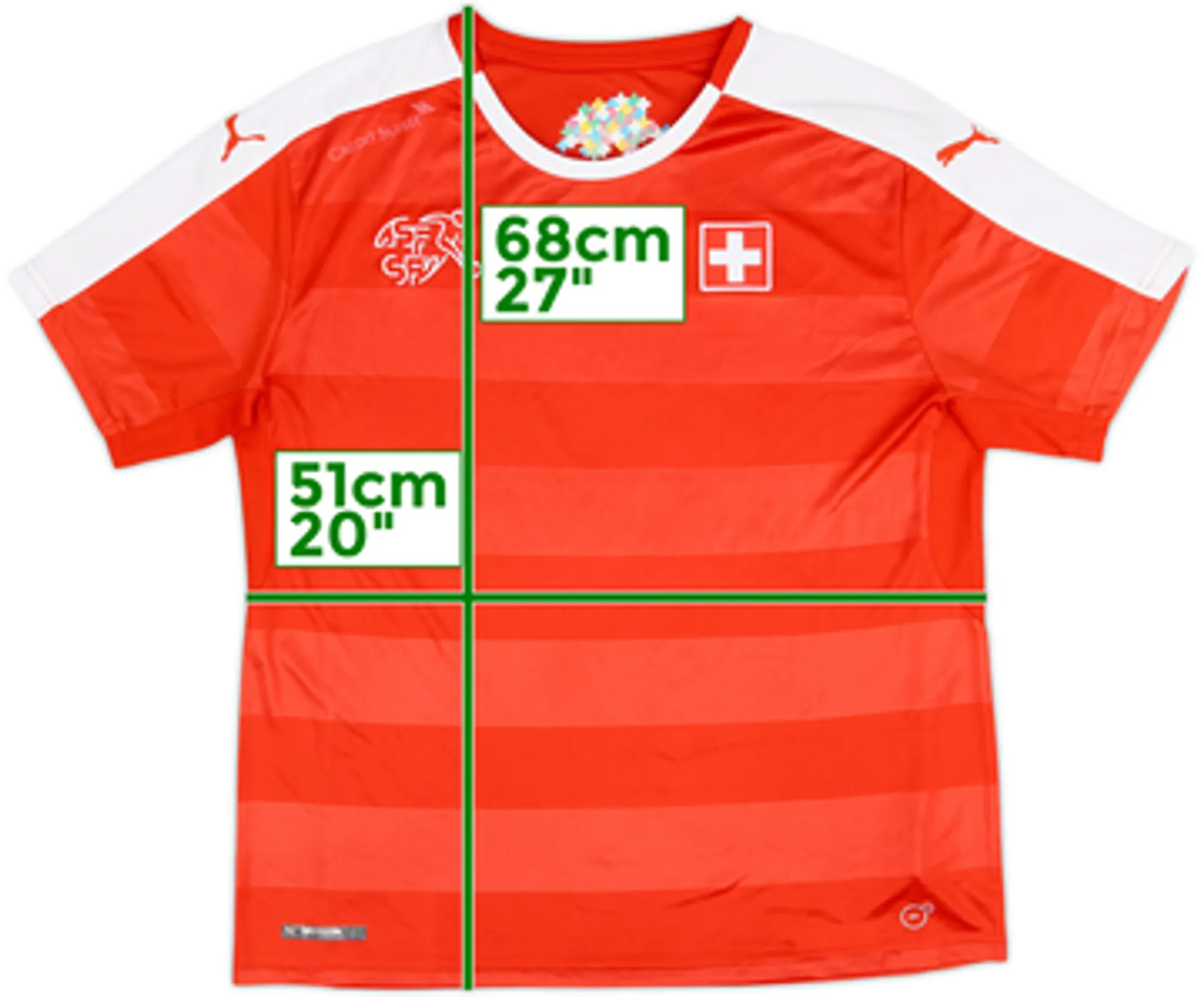 2016-17 Switzerland Home Shirt - 5/10 - (M)