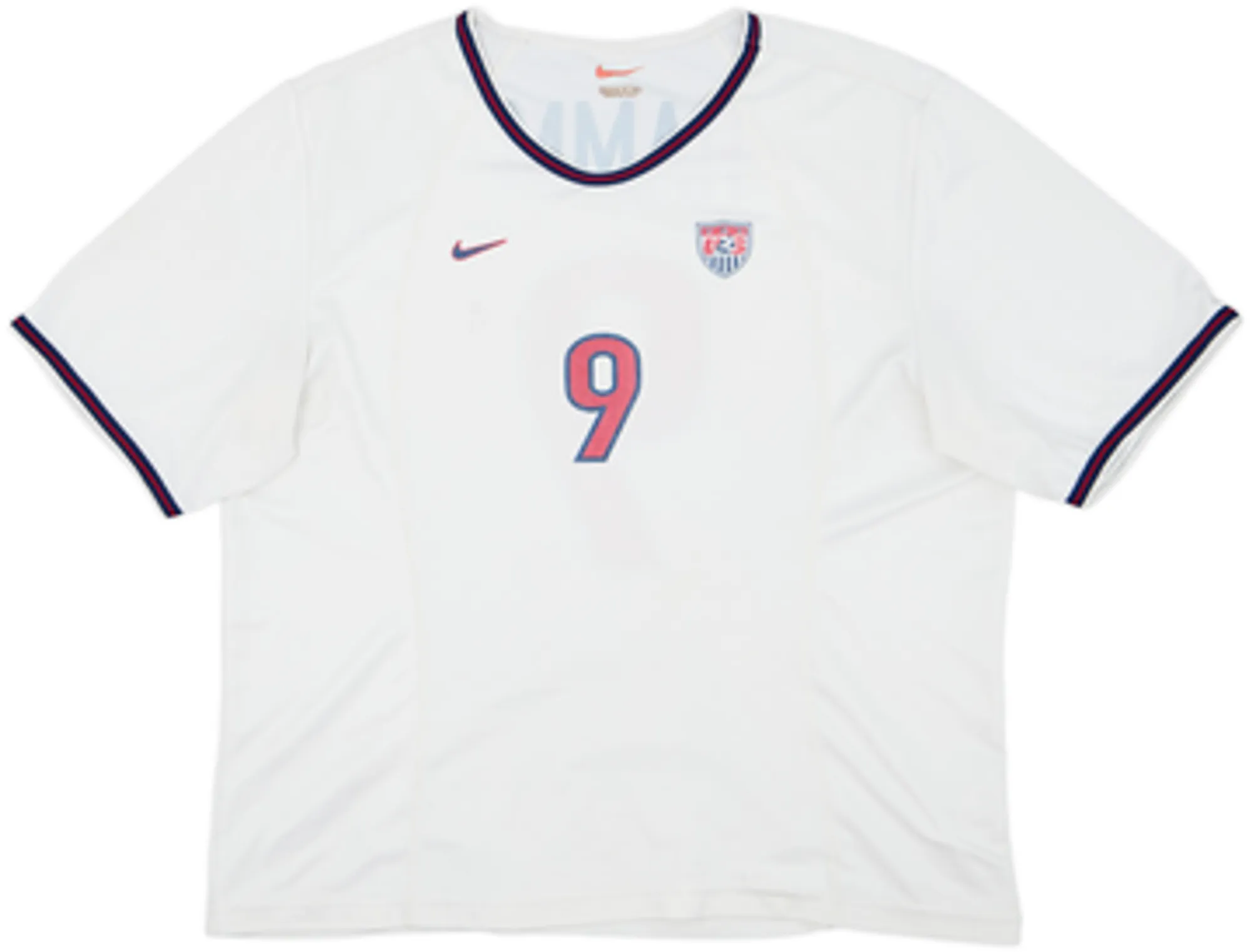 1999-00 USA Women Home Shirt Hamm #9 - 6/10 - (Women's XL)