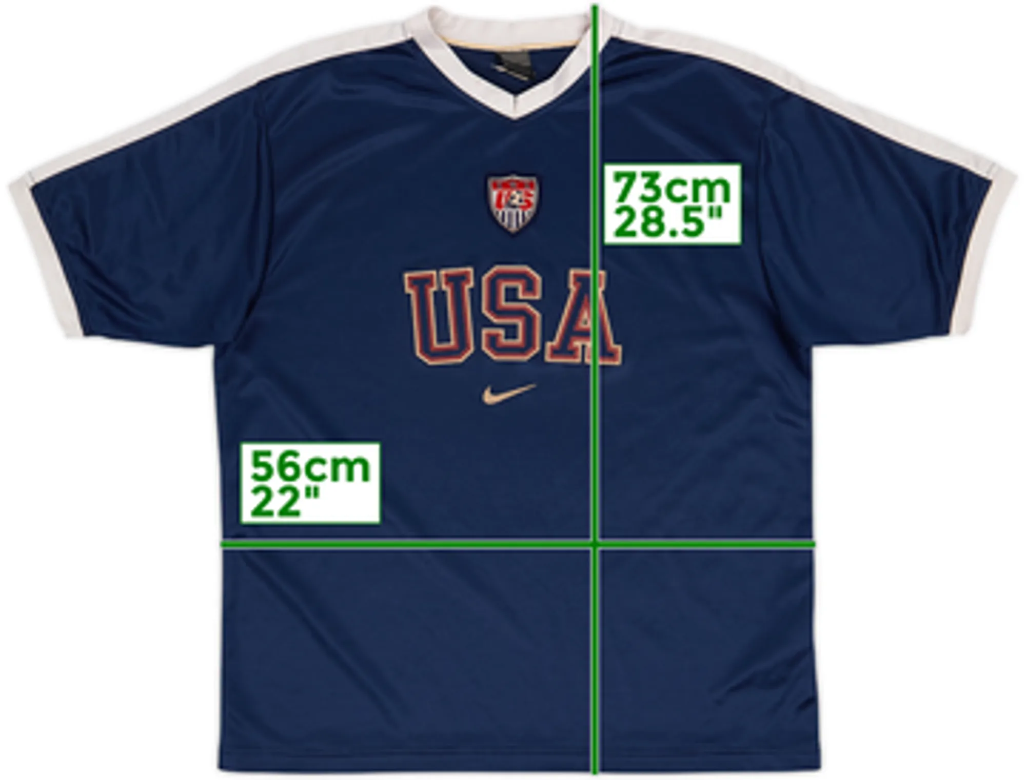 2002-04 USA Nike Training Shirt - 6/10 - (M)