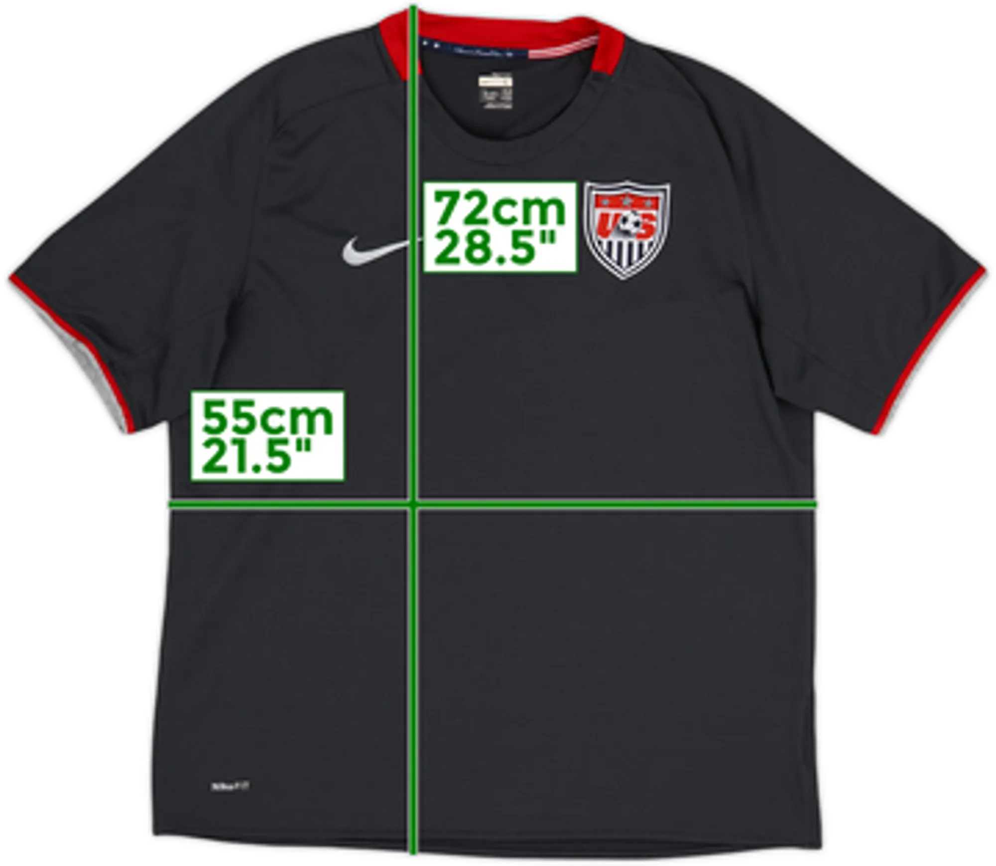 2008-09 USA Away Shirt - 8/10 - (L)