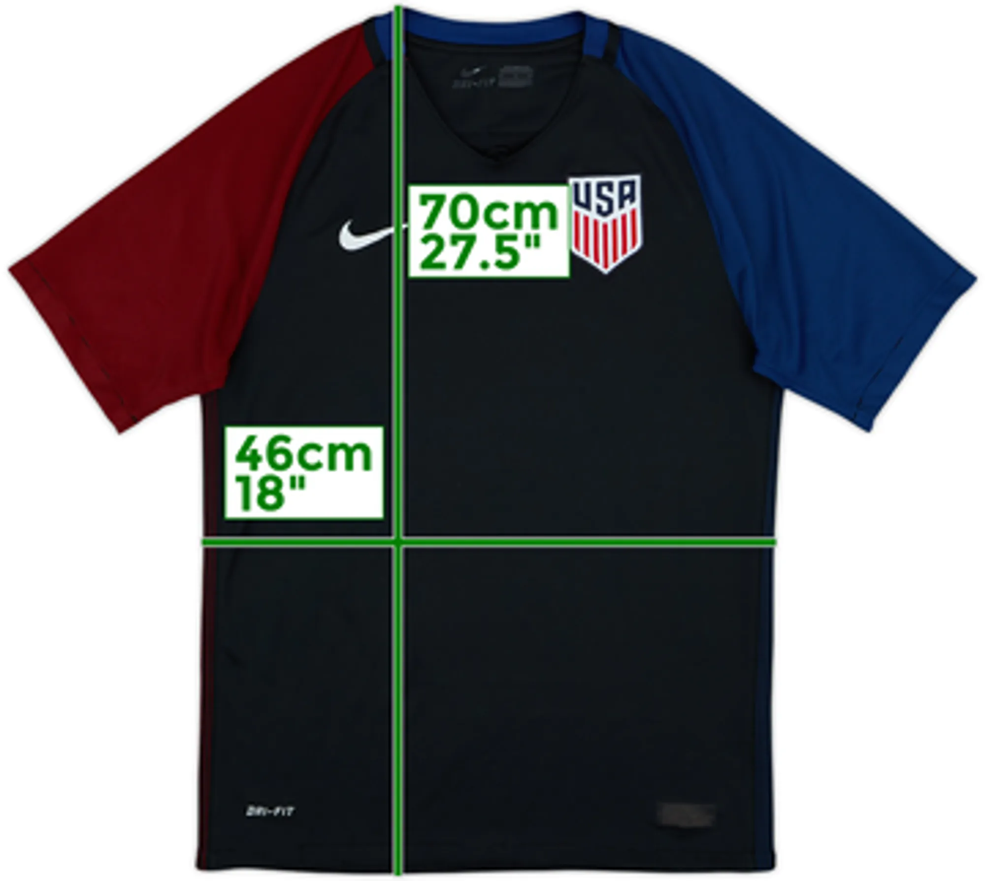 2016-17 USA Away Shirt - 8/10 - (S)