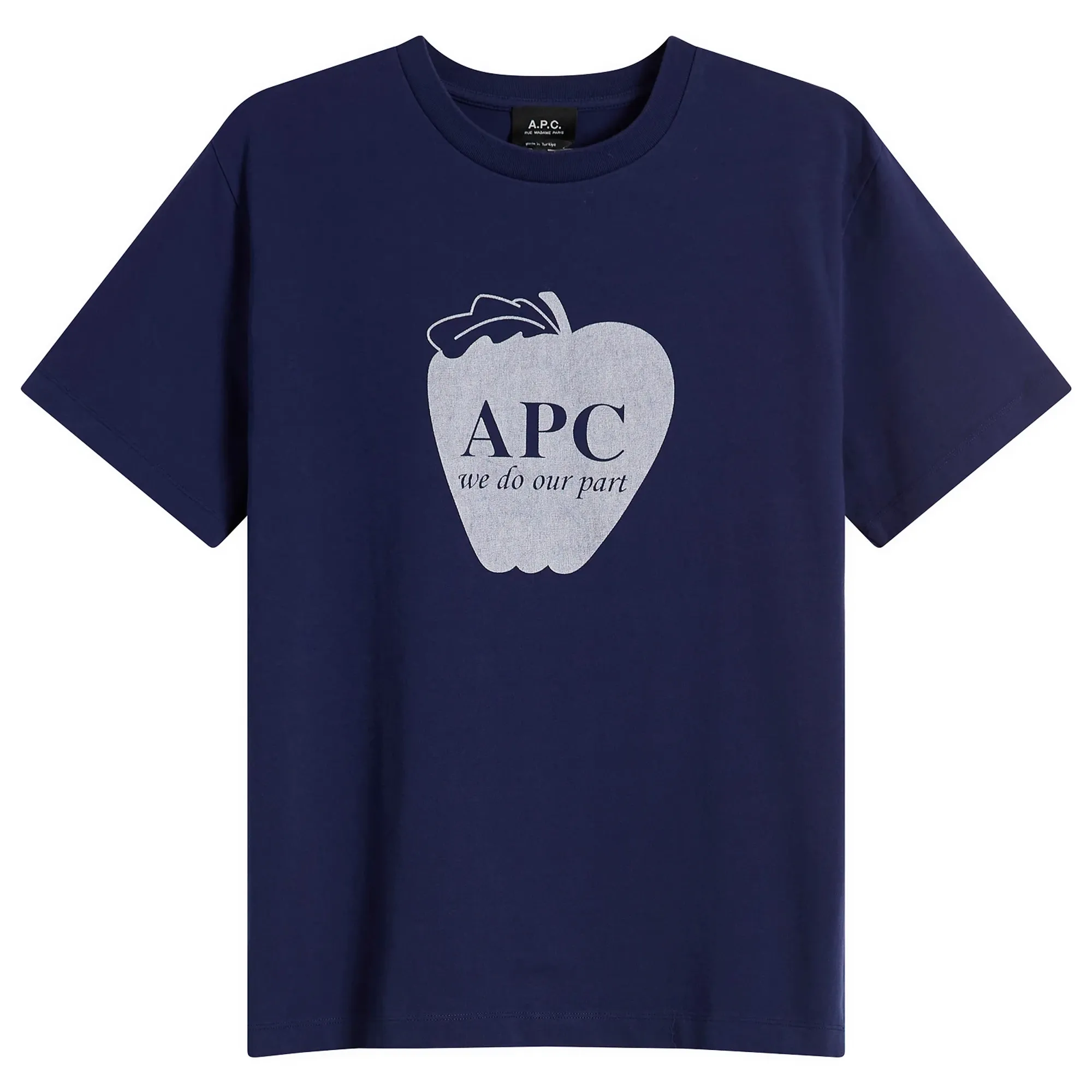 A.P.C. Men's Apple T-Shirt Indigo