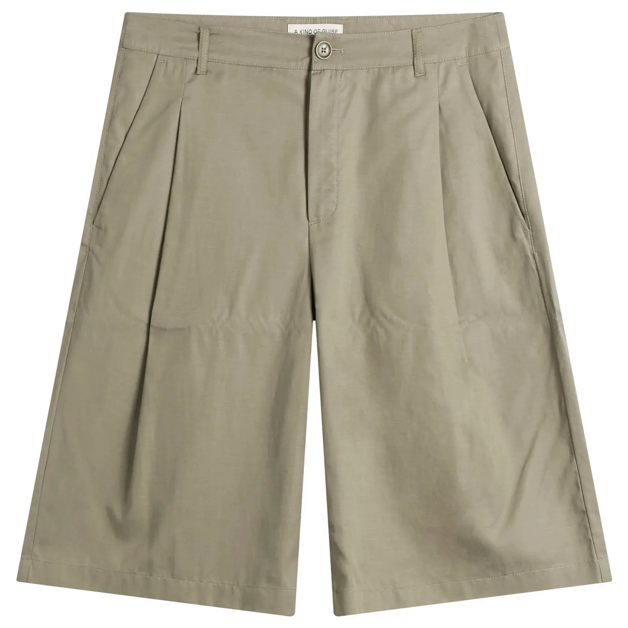 A Kind of Guise Men's Juno Pleated Shorts Sun Bleached Sage