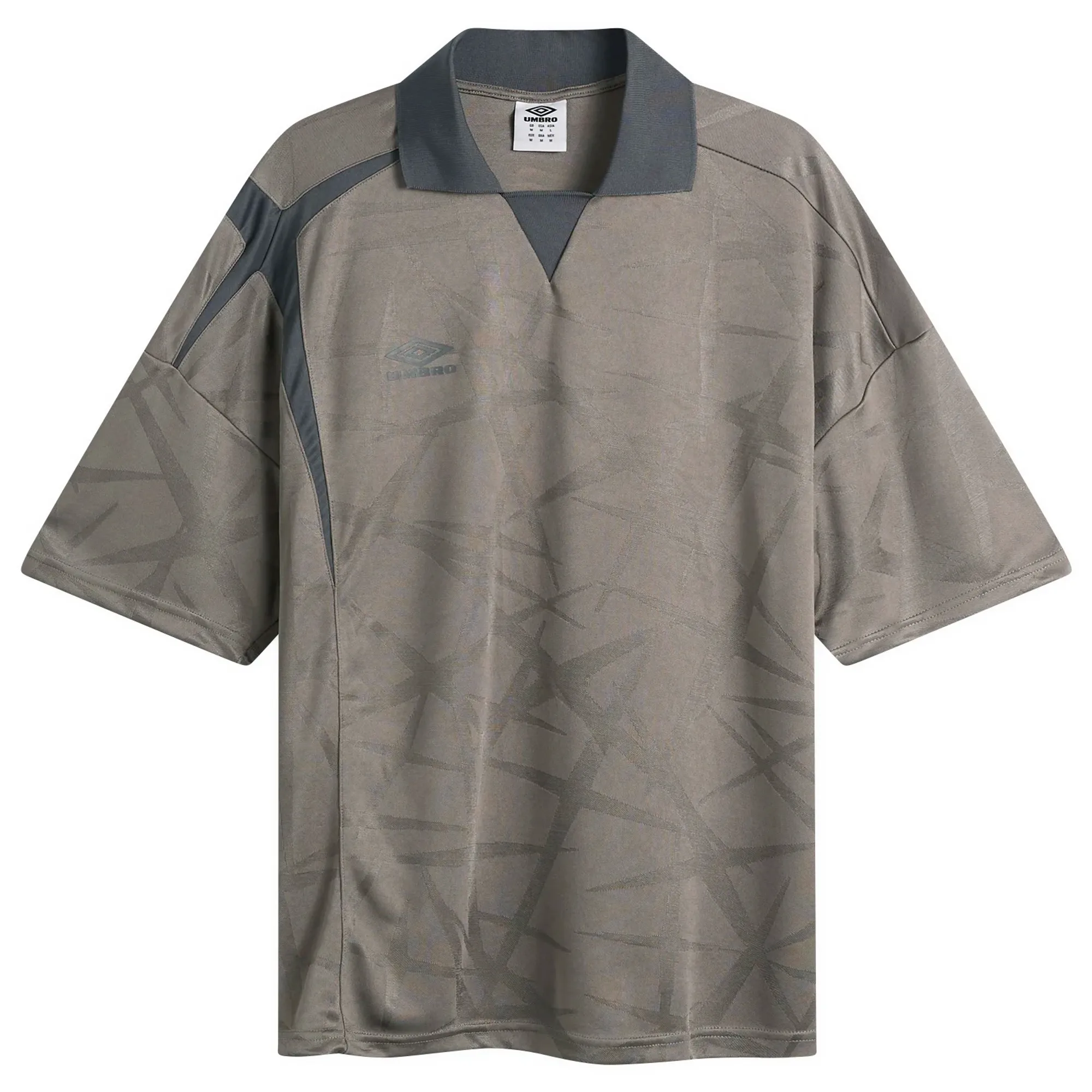 Umbro Men's Boxy Football Shirt Brushed Nickel/Volcanic Ash