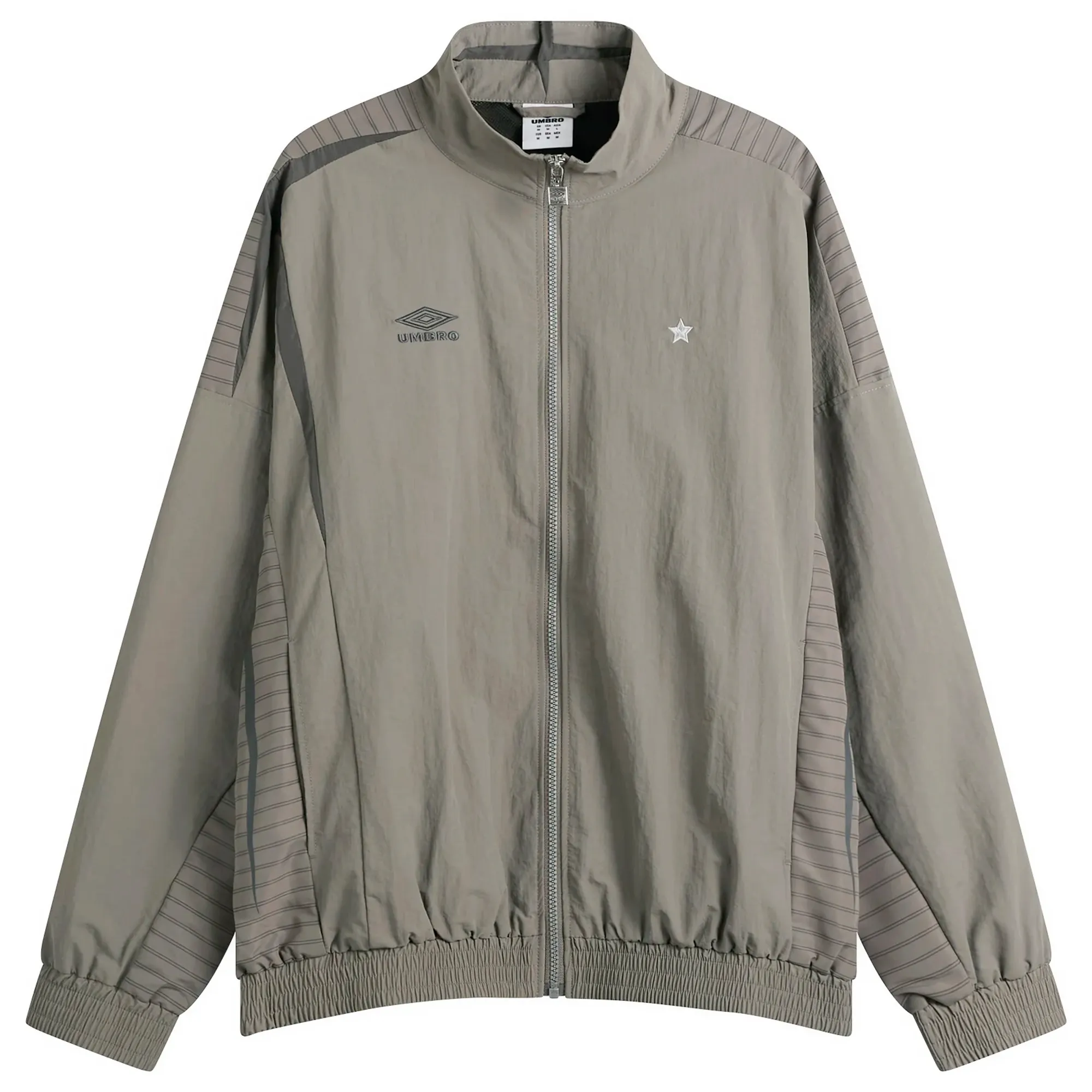 Umbro Men's Relaxed Track Jacket Brushed Nickel/Volcanic Ash