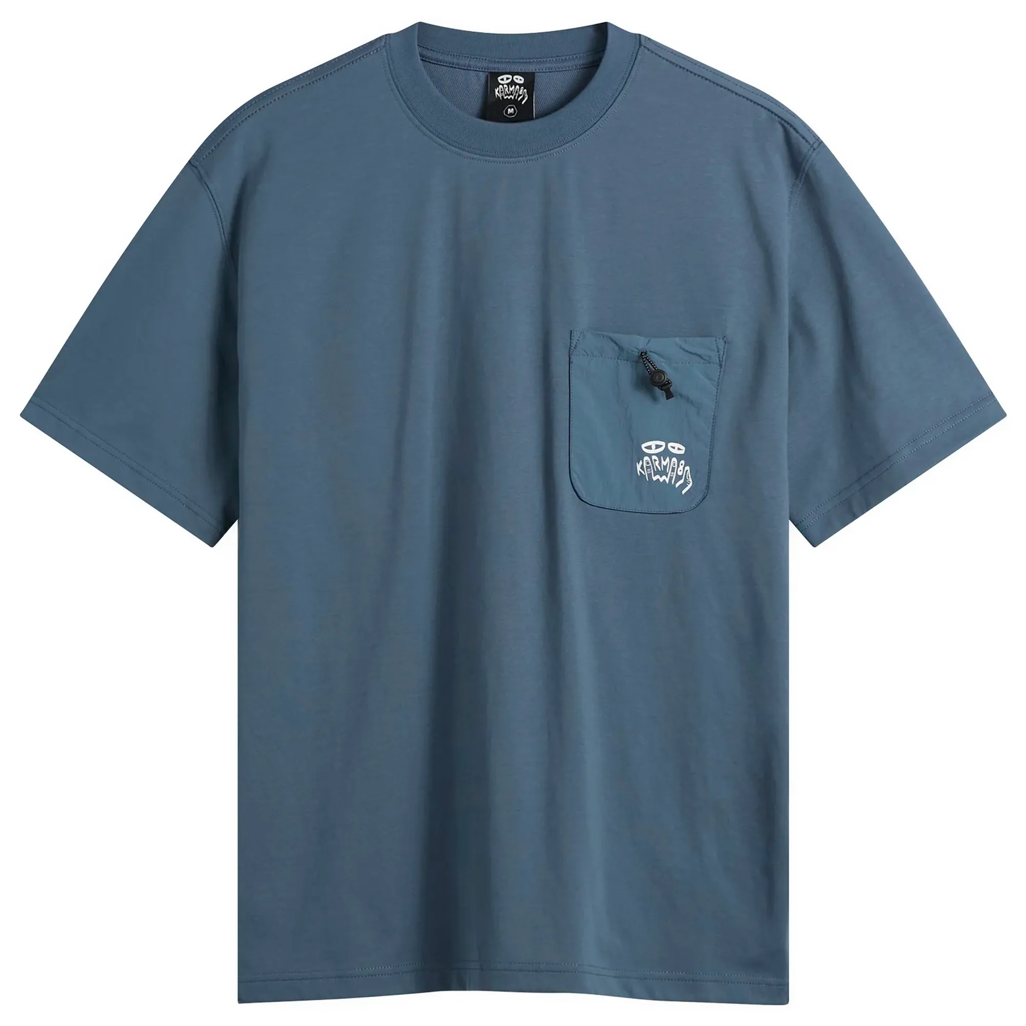Karma8a Men's Front Pocket T-Shirt Navy