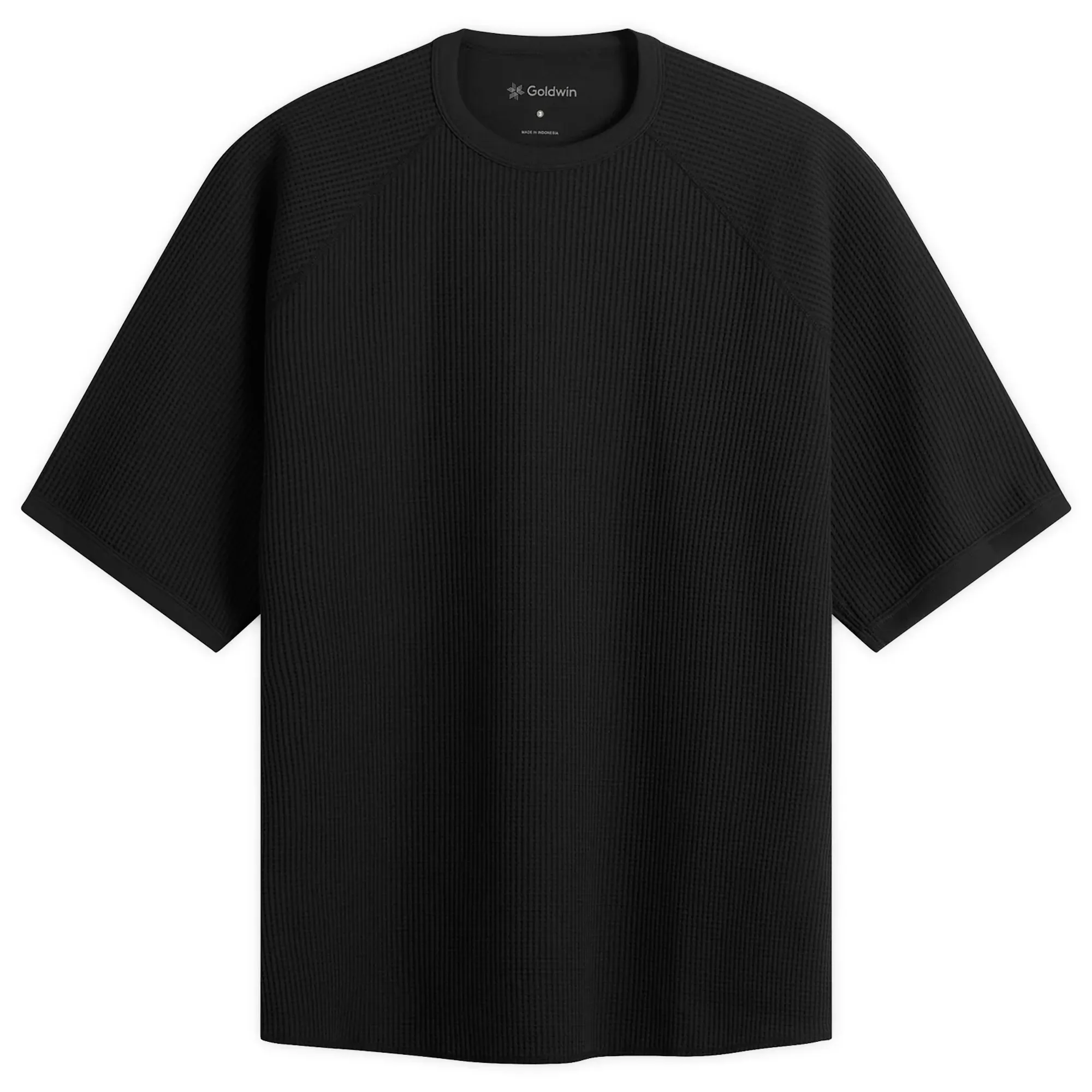 Goldwin Men's Waffle Light T-Shirt Black