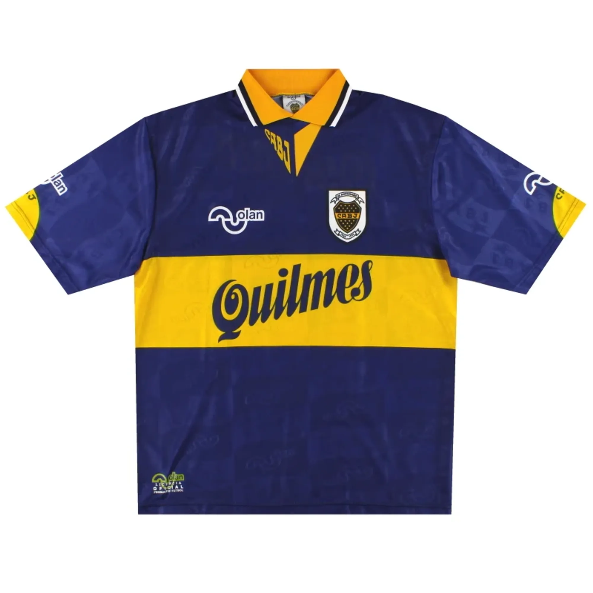 1995 Boca Juniors '90th Anniversary' Home Shirt L - Central and South American Clubs / Excellent 
