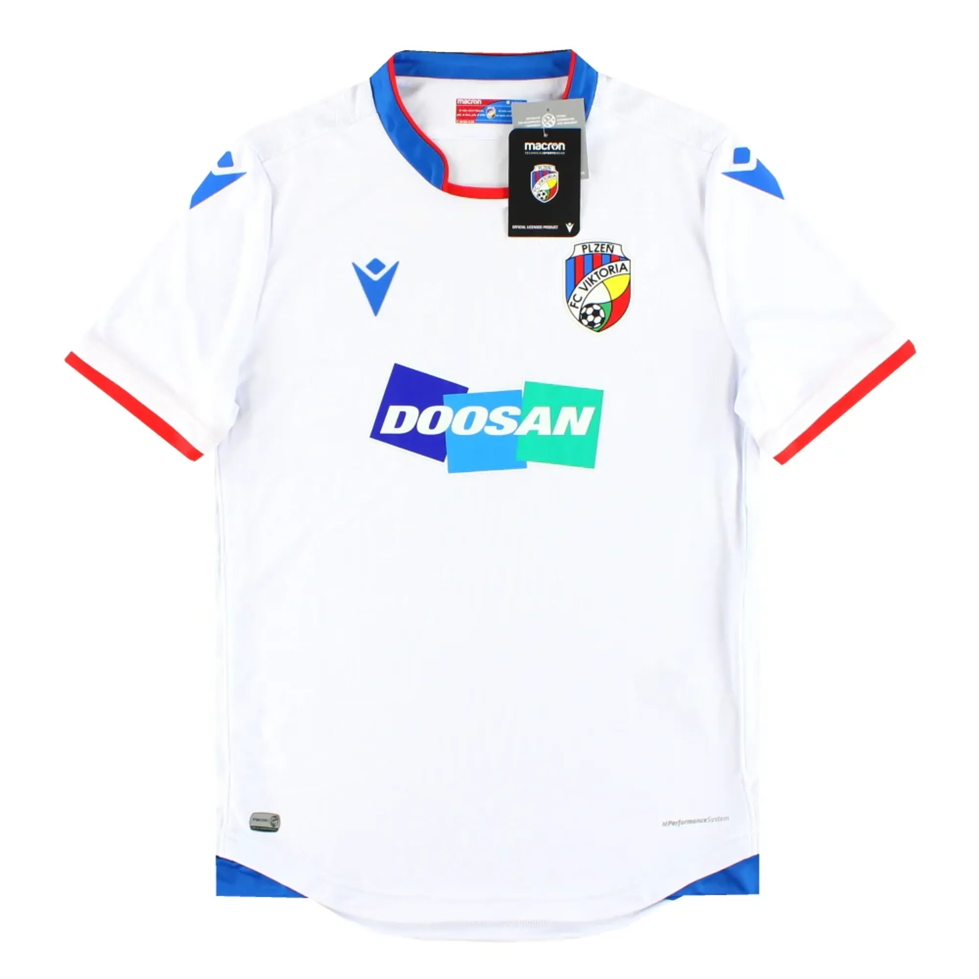 2021-22 Viktoria Plzen Macron Cup Shirt *BNIB* M - Other European Clubs / BNIB 