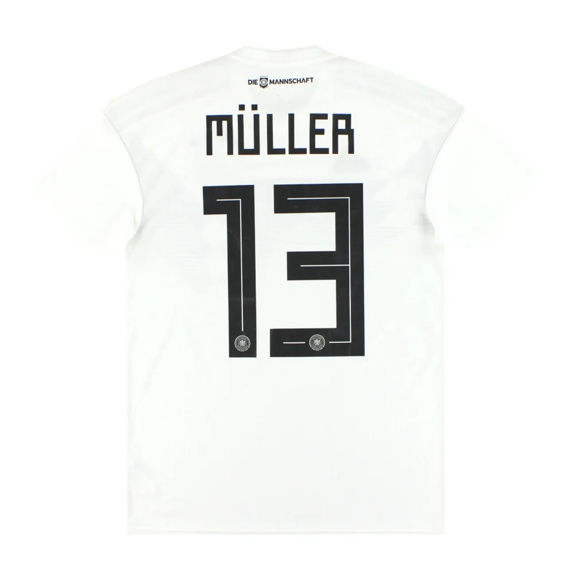 2018-19 Germany adidas Home Shirt Muller #13 S - Germany / Excellent 