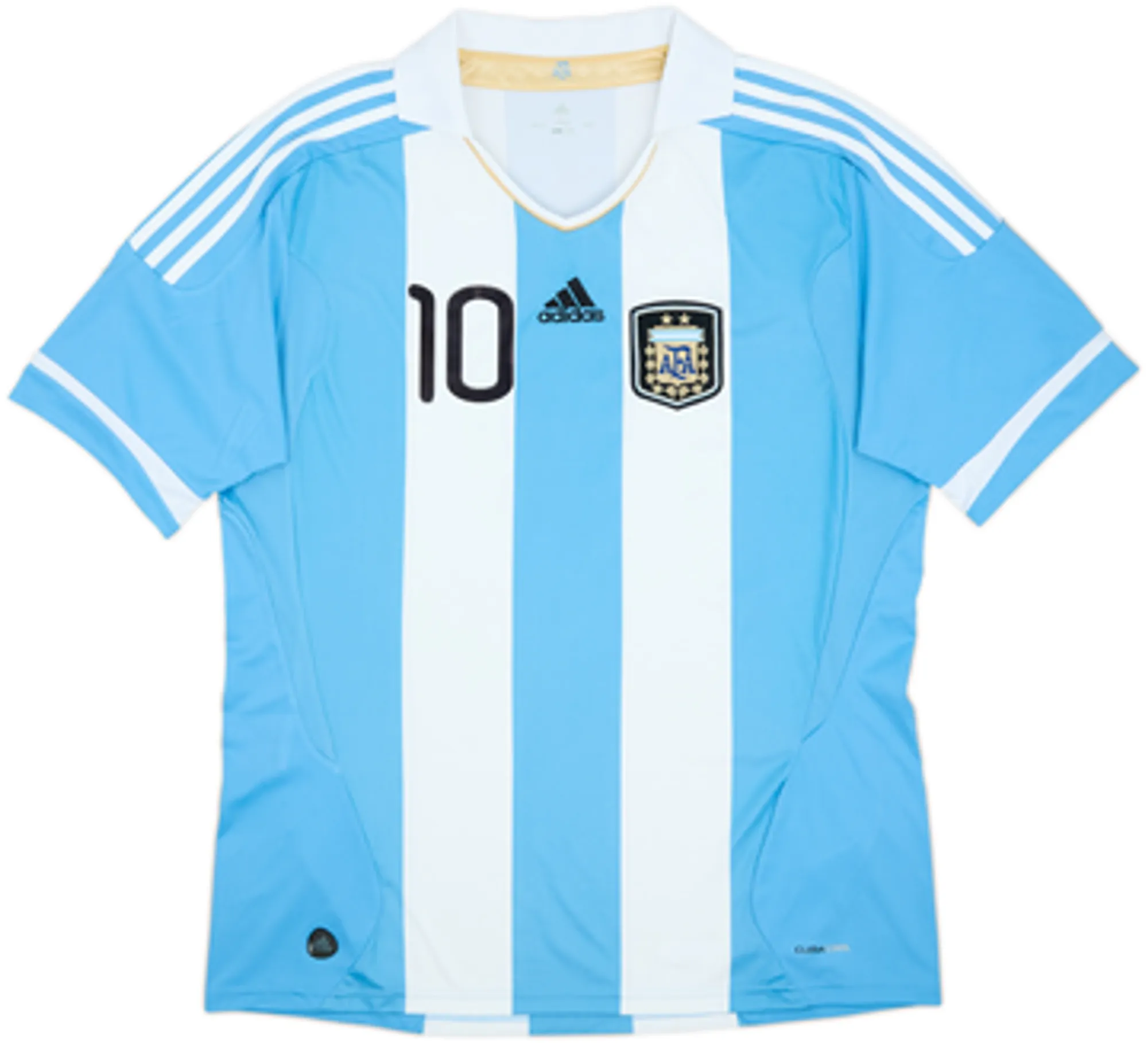 2011-13 Argentina Home Shirt Messi #10 - 9/10 - (XL)