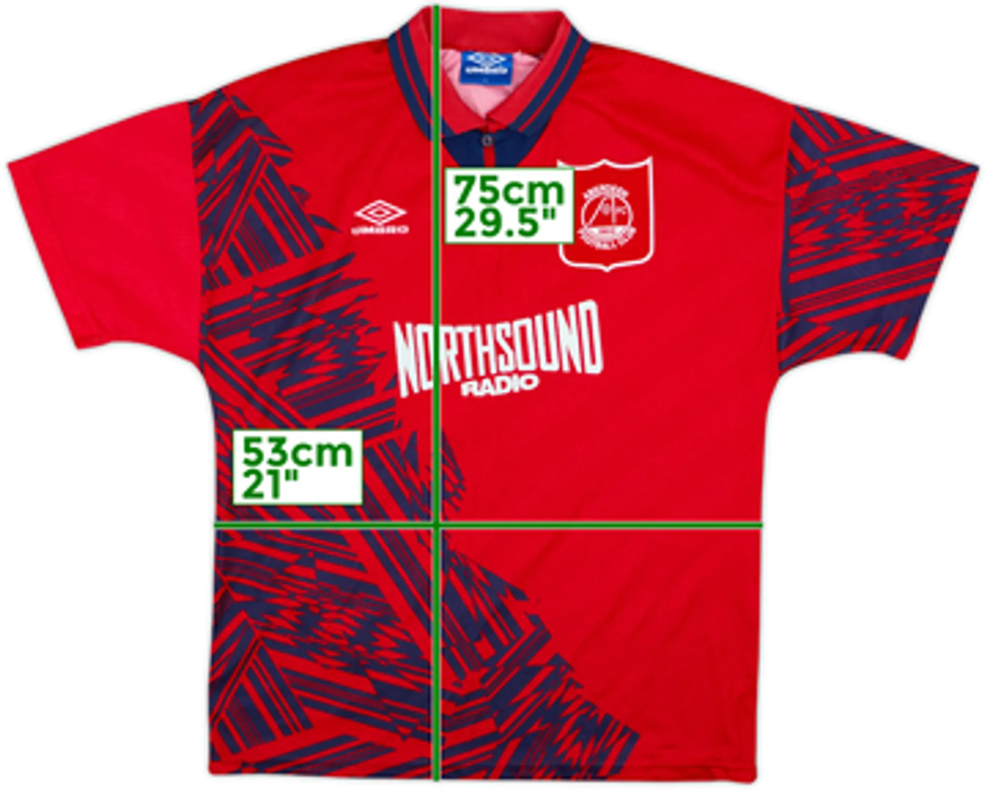 1994-96 Aberdeen Home Shirt - 7/10 - (L)