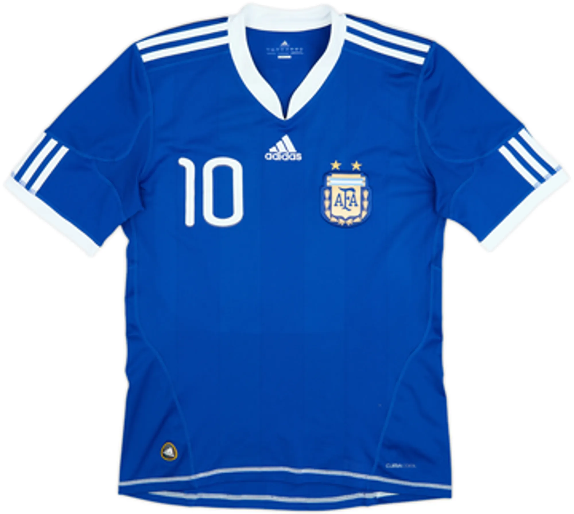 2010-11 Argentina Away Shirt Messi #10 - 6/10 - (M)