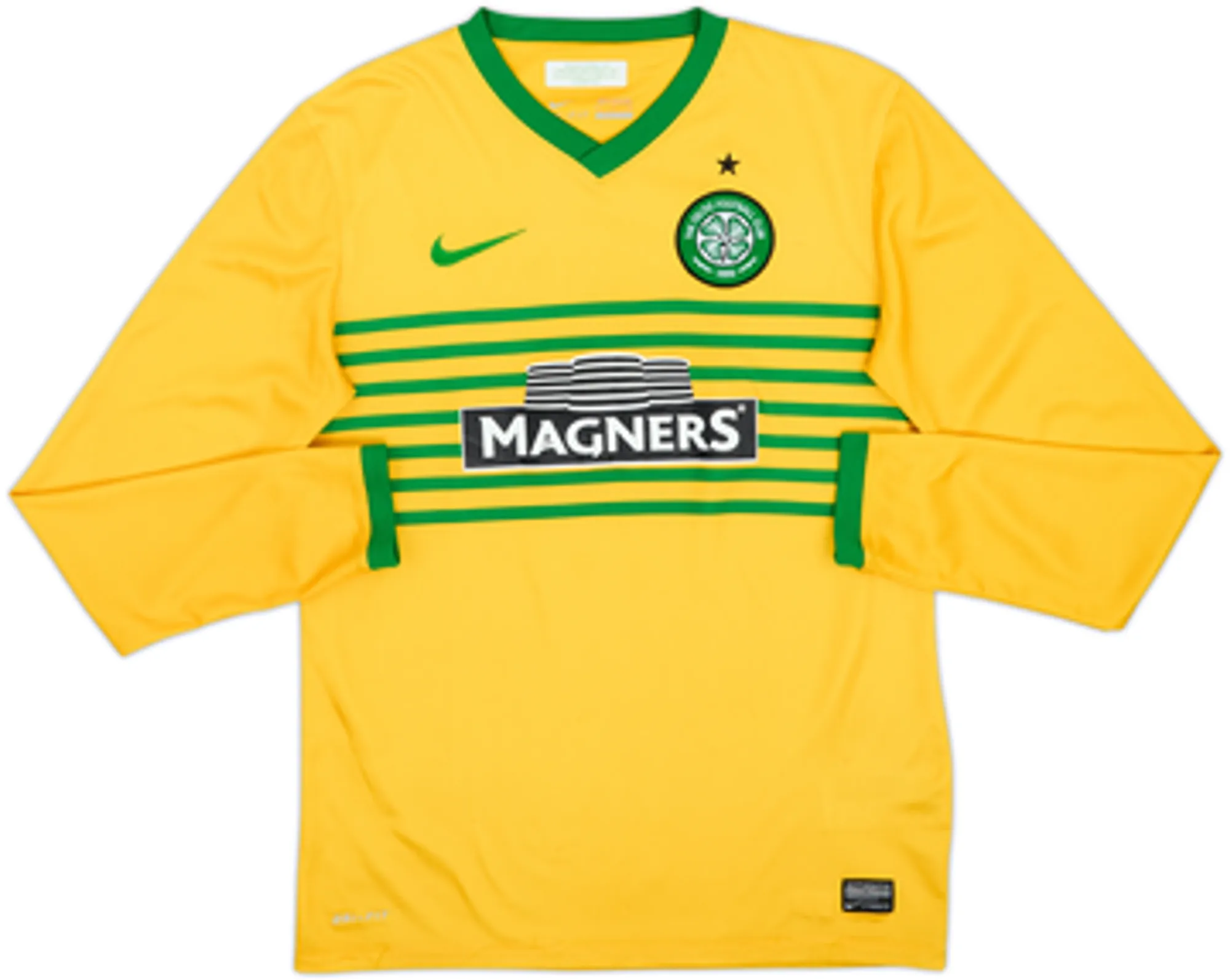 2013-14 Celtic Away L/S Shirt Virgil #5 - 7/10 - (S)