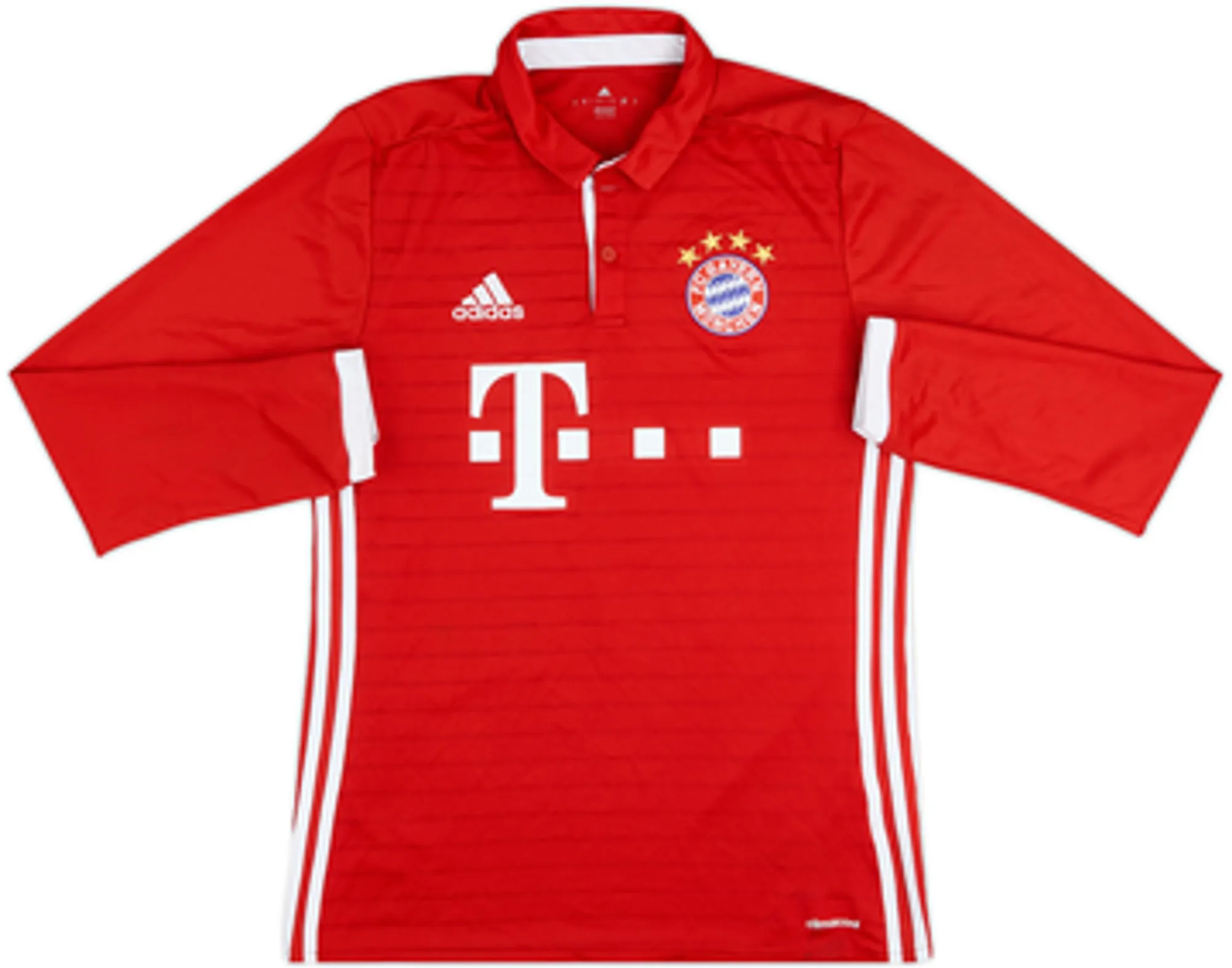 2016-17 Bayern Munich Home L/S Shirt Lewandowski #9 - 5/10 - (S)