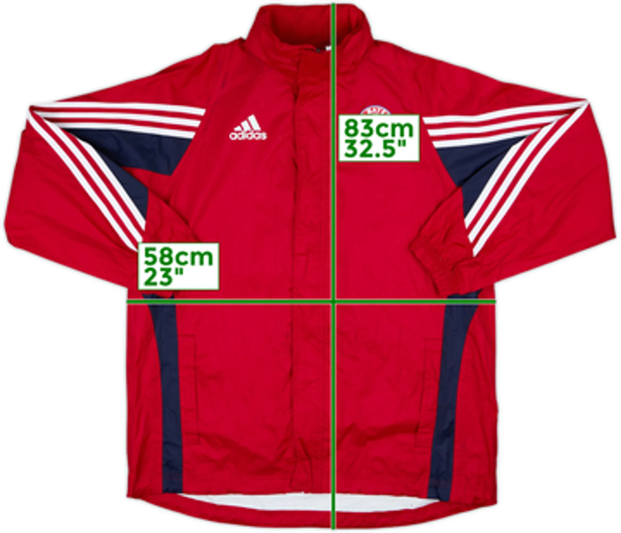 2003-04 Bayern Munich adidas Hooded Rain Jacket - 7/10 - (L/XL)