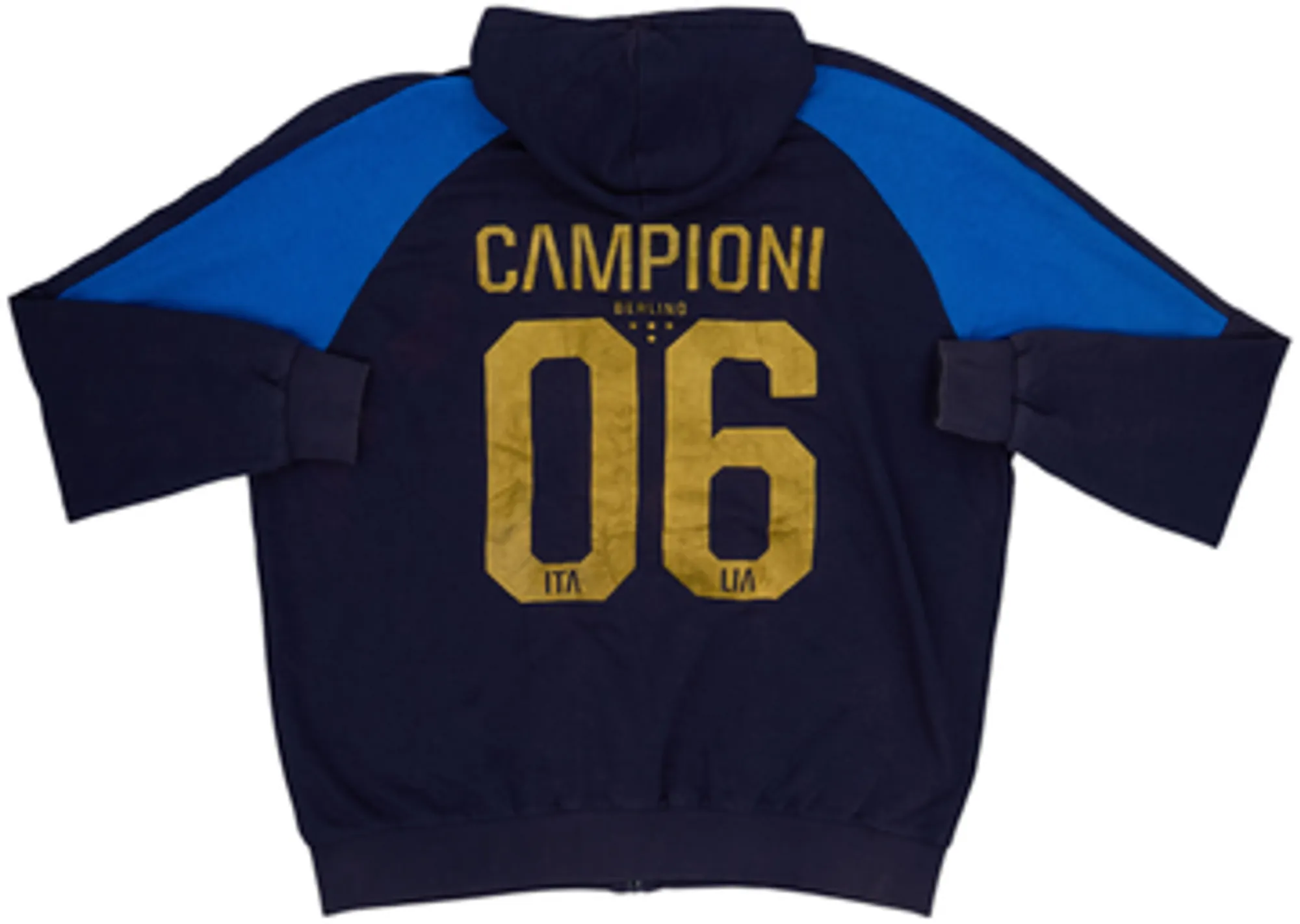 2006-08 Italy 'Campioni '06' Puma Hooded Track Jacket - 6/10 - (XXL)