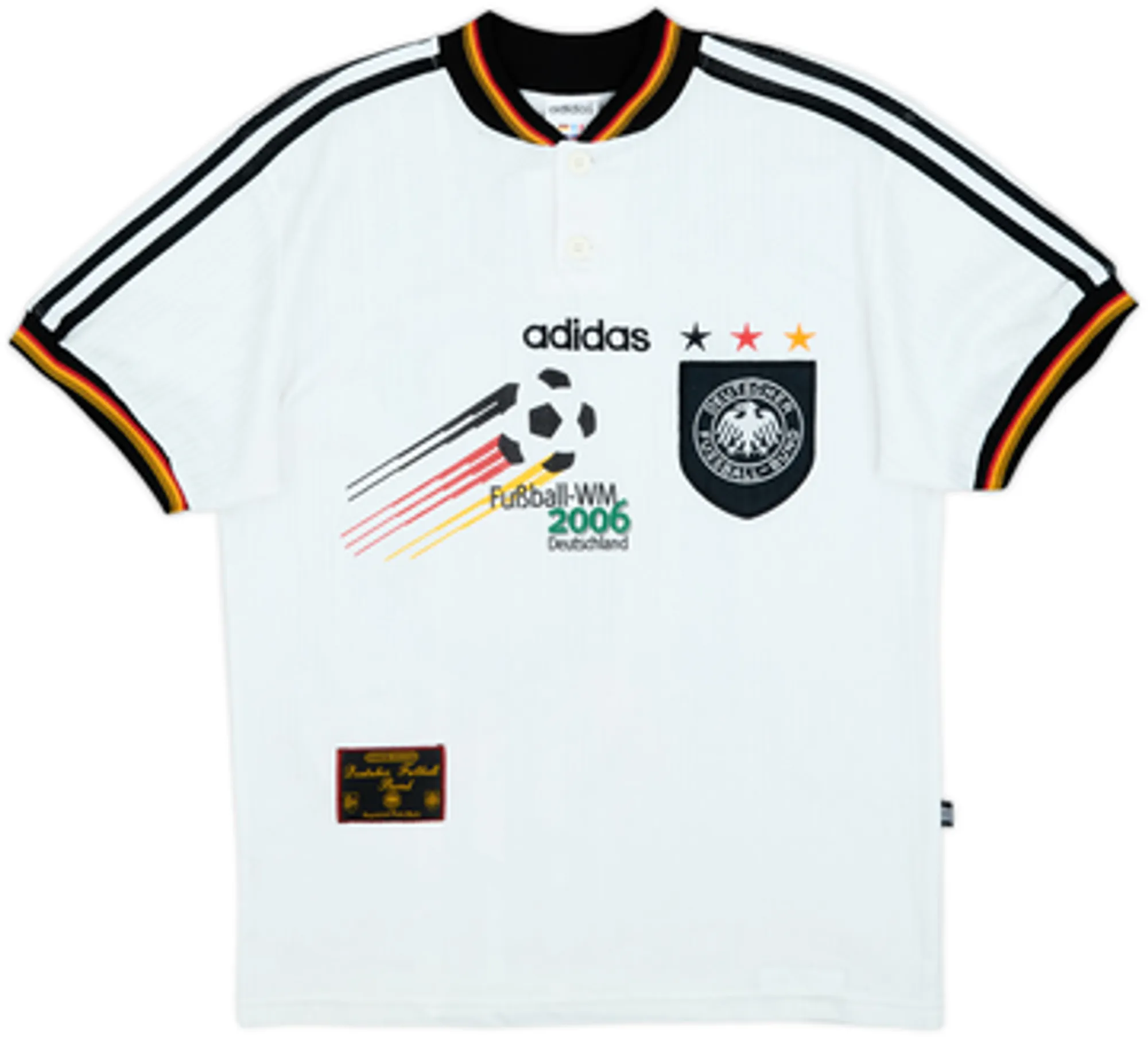 1996-98 Germany Home Shirt Klinsmann #18 - 8/10 - (XL.Boys)