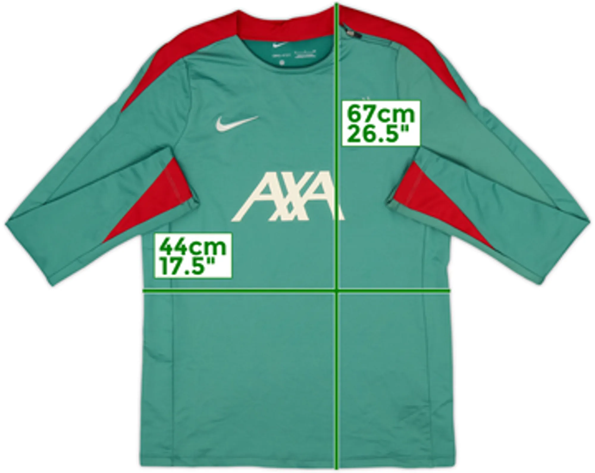 2024-25 Liverpool Nike 1/4 Zip Training Top - 8/10 - (S)