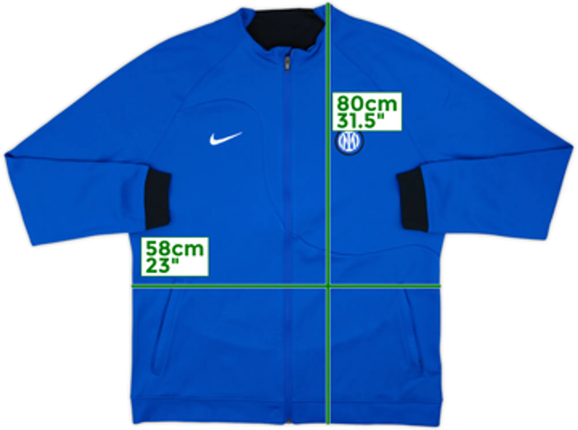 2022-23 Inter Milan Nike Track Jacket - 7/10 - (XL)