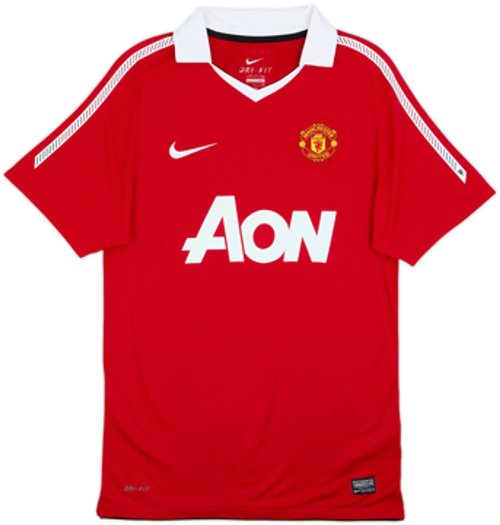 2010-11 Manchester United Home Shirt Chicharito #14 - 5/10 - (L.Boys)