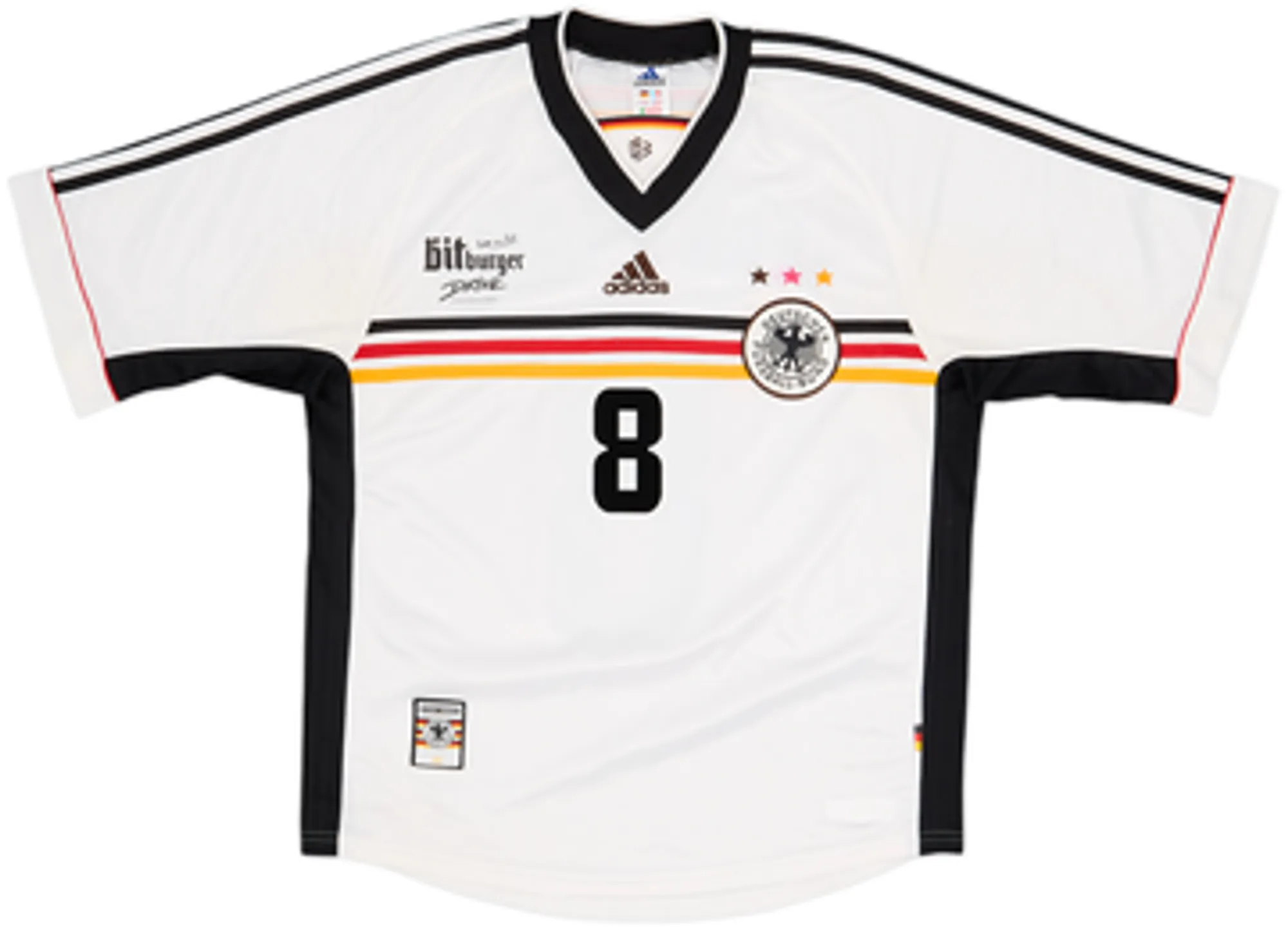 1998-00 Germany Home/Training Shirt Matthaus #8 - 6/10 - (M)