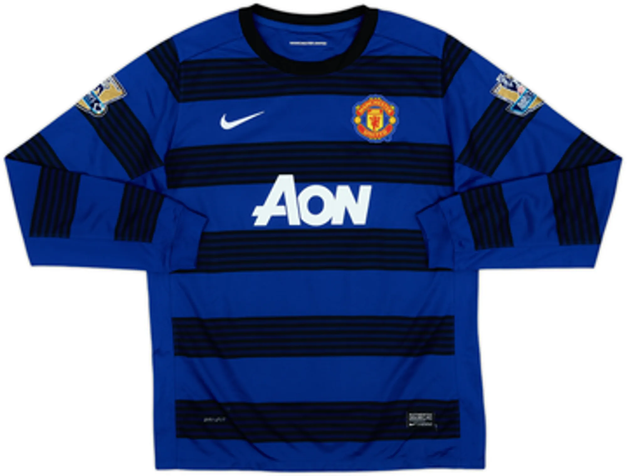 2011-13 Manchester United Away L/S Shirt Chicharito #14 - 8/10 - (XL.Boys)