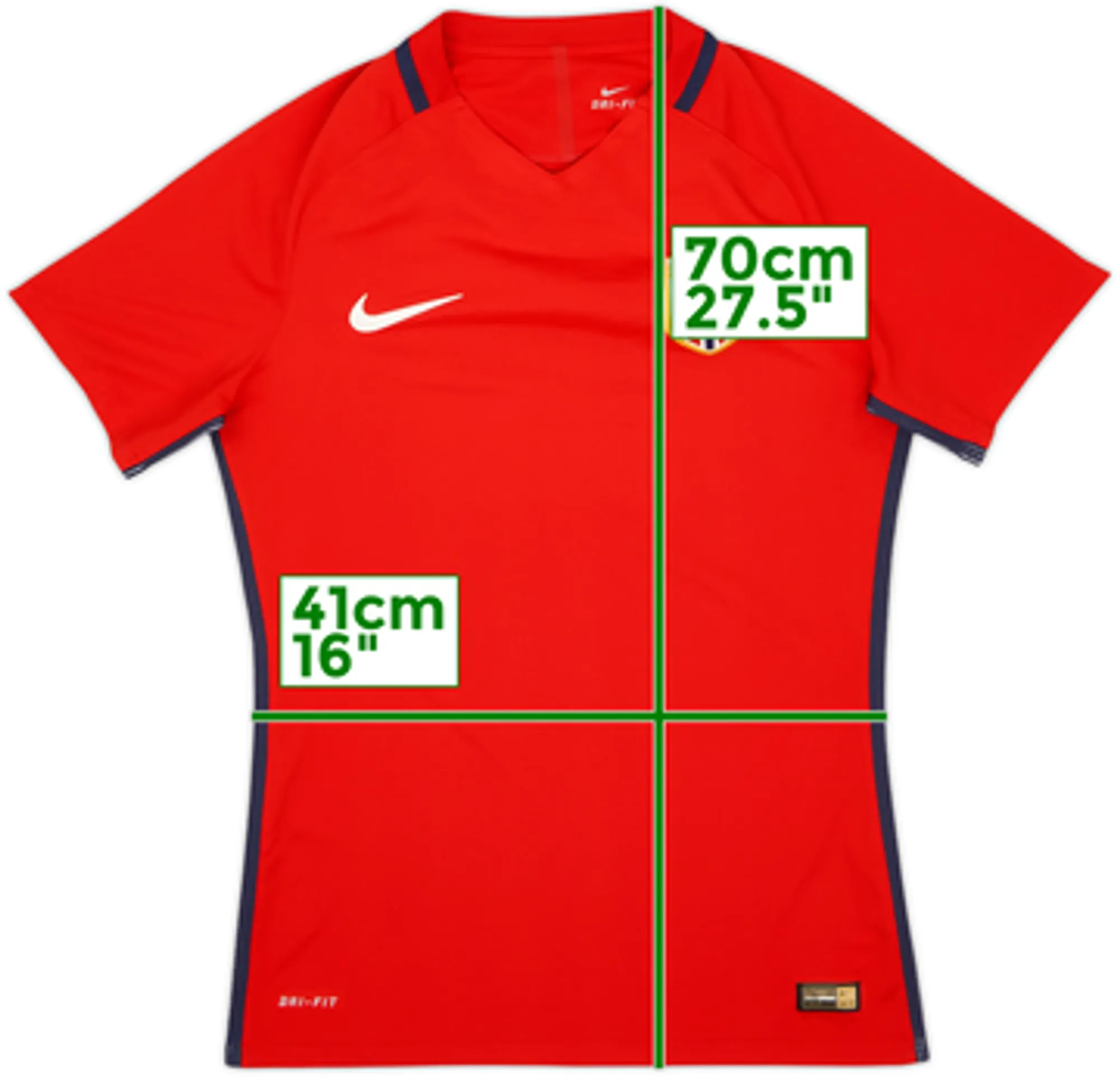 2016-18 Norway Player Issue Home Shirt - 7/10 - (M)