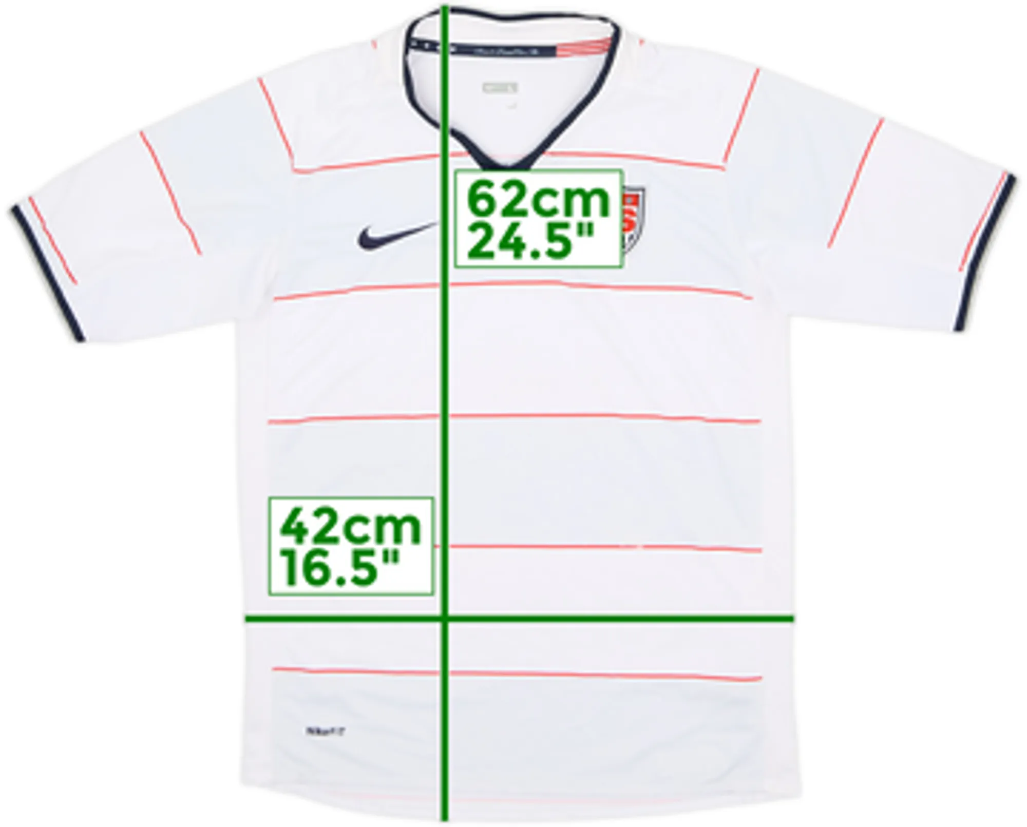 2008-09 USA Home Shirt - 6/10 - (L.Boys)