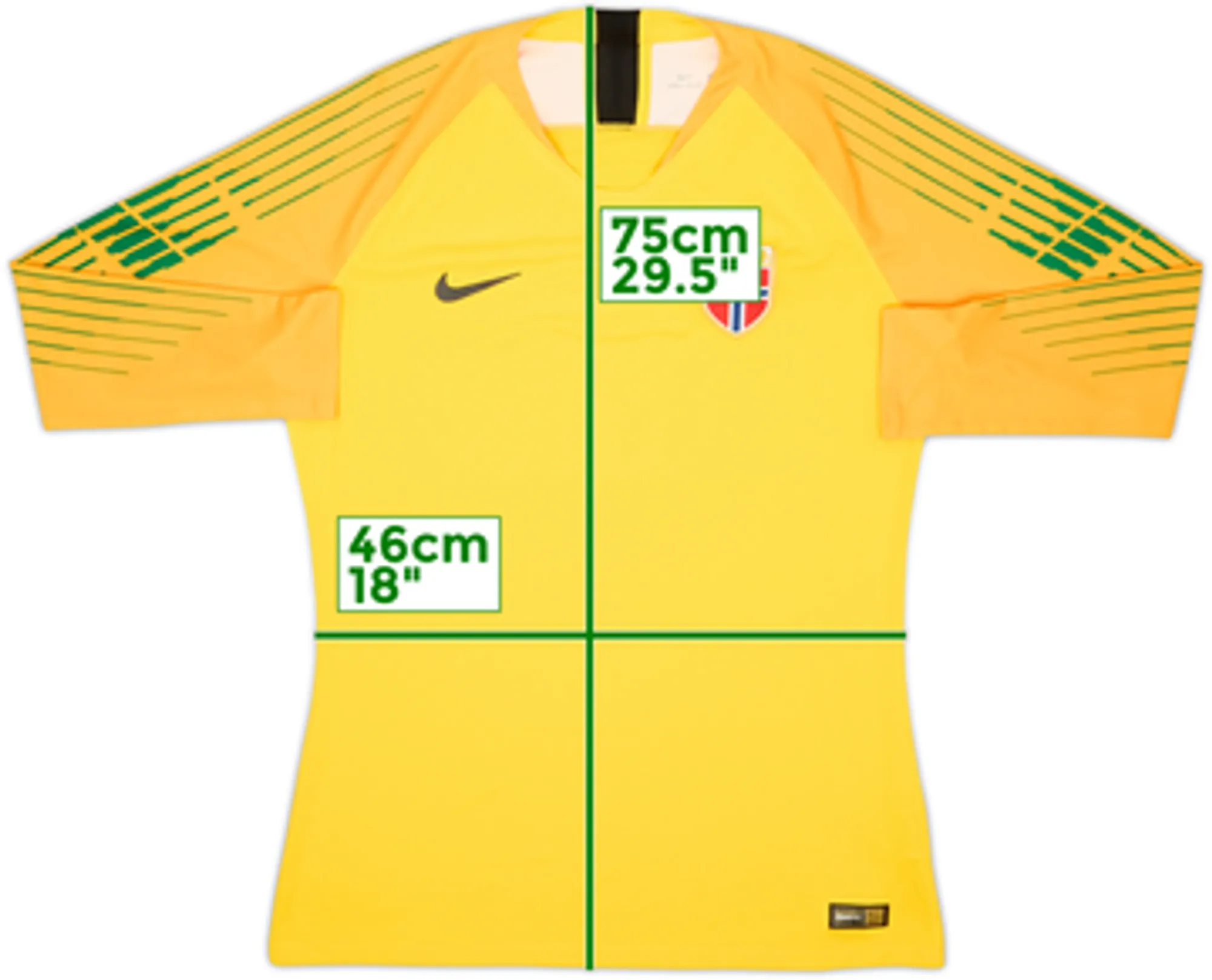 2018-19 Norway Authentic GK Shirt - 9/10 - (L)