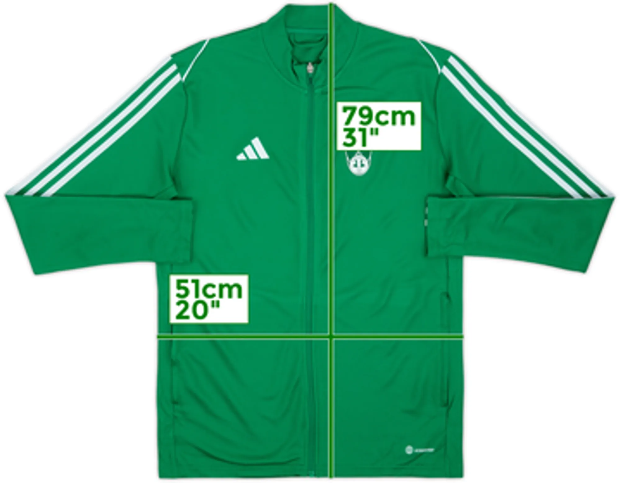 2023-24 Al Ahli adidas Track Jacket - 8/10 - (M)