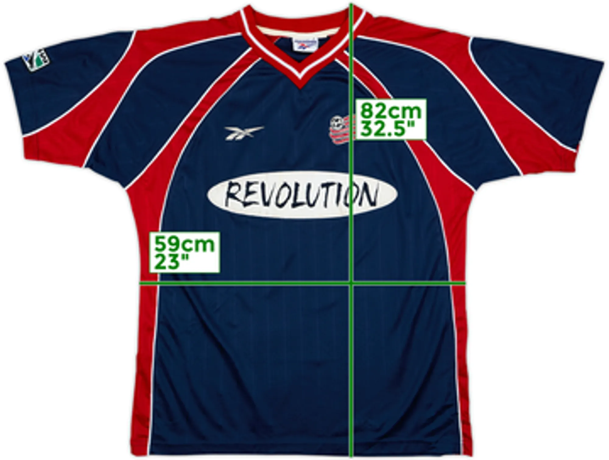 1997-98 New England Revolution Home Shirt - 7/10 - (L)